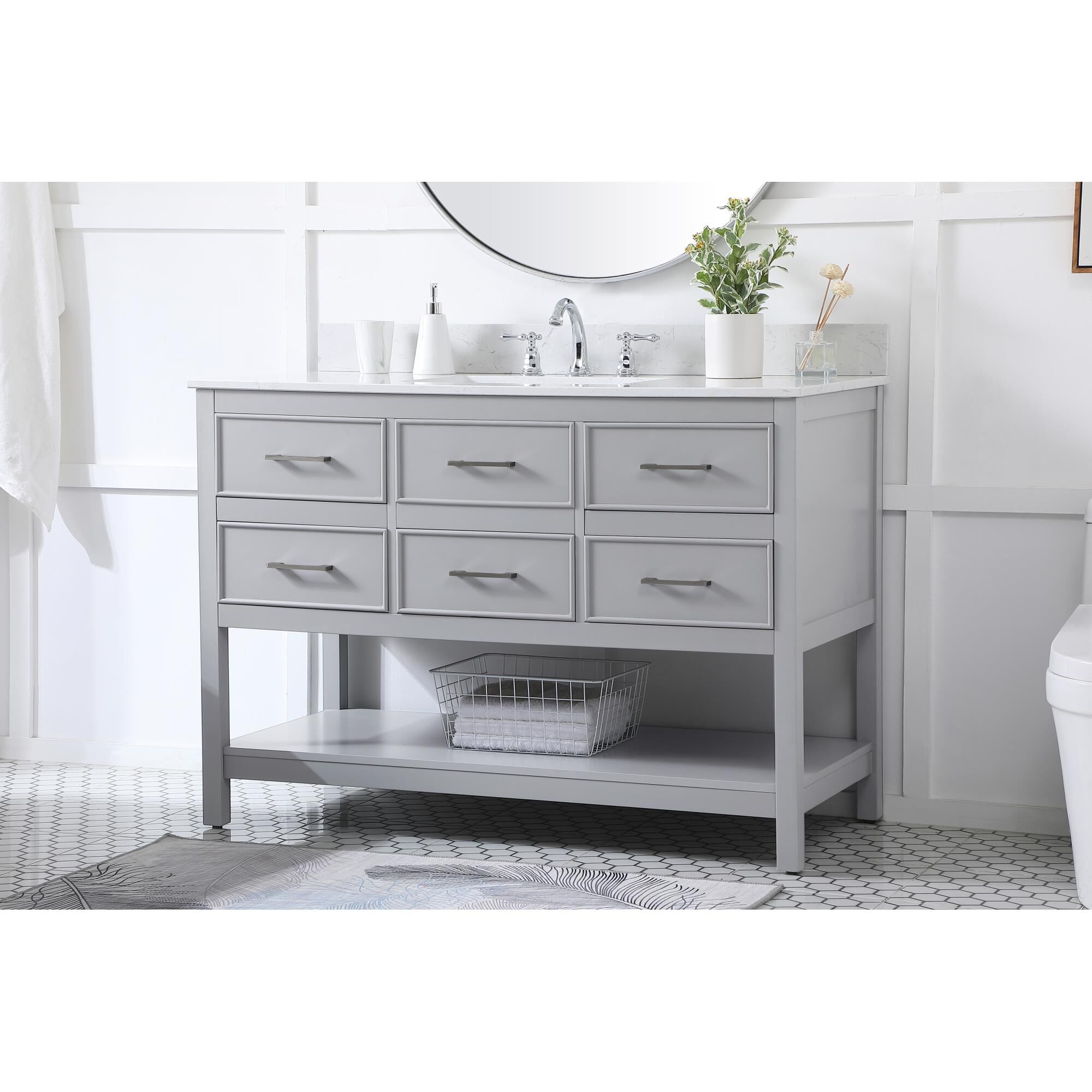 Shown in Gray finish