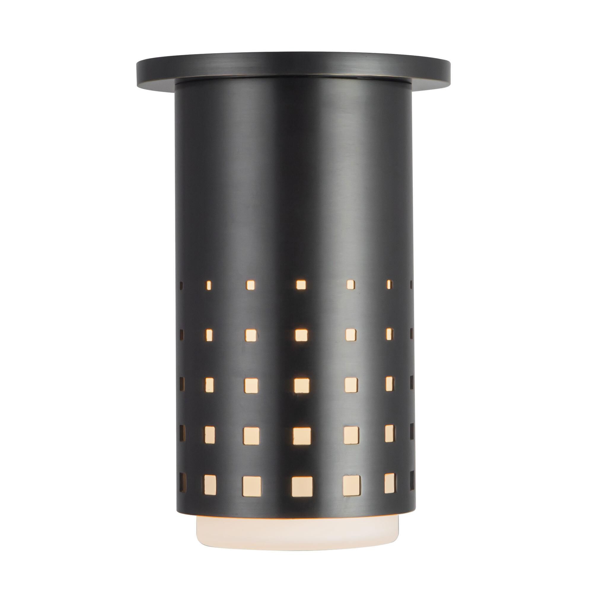 Shown in Urban Bronze finish and Clear Exterior Opal Interior glass