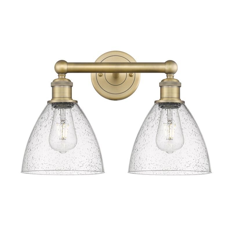 Bruno Marashlian Bristol Glass 16 Inch 2 Light Bath Vanity Light by Innovations Lighting