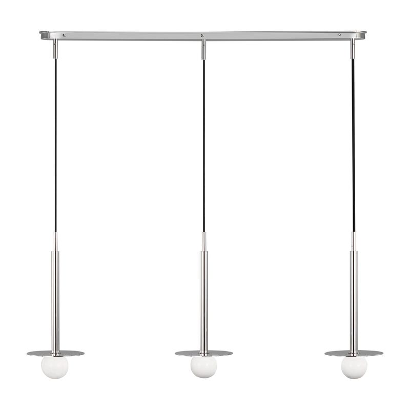 Kelly Wearstler Nodes 48 Inch Linear Chandelier by Visual Comfort Studio
