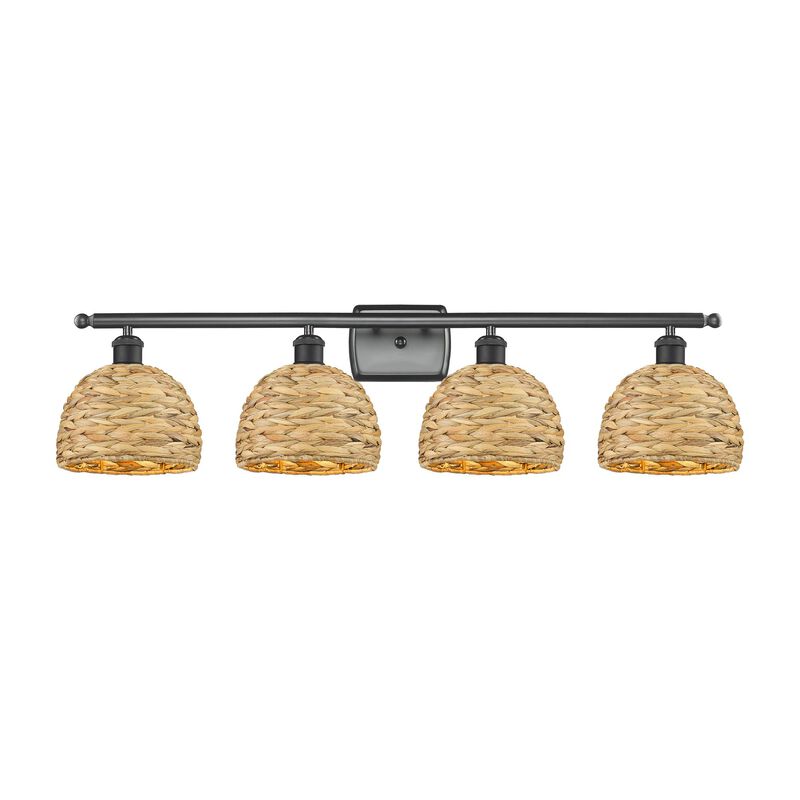 Bruno Marashlian Woven Rattan 38 Inch Bath Vanity Light by Innovations Lighting