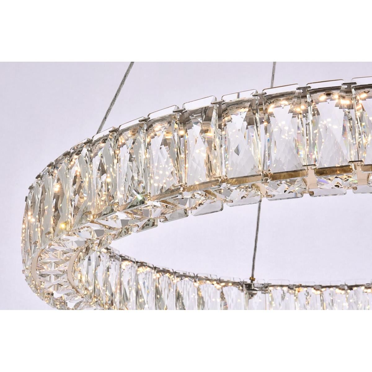 Shown in Gold finish and Clear Royal Cut crystal