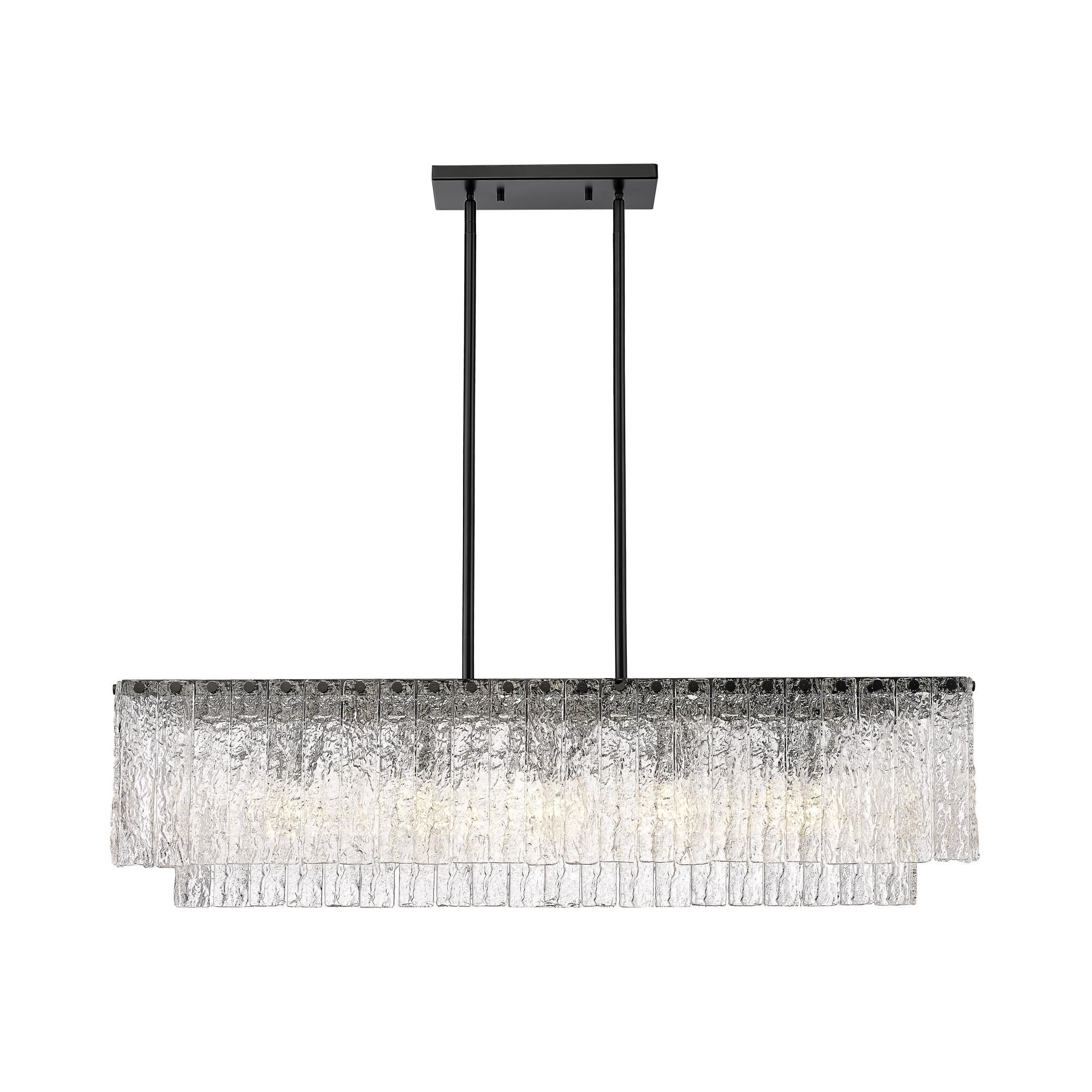 Glacier 42 Inch 5 Light Linear Suspension Light by Z-Lite