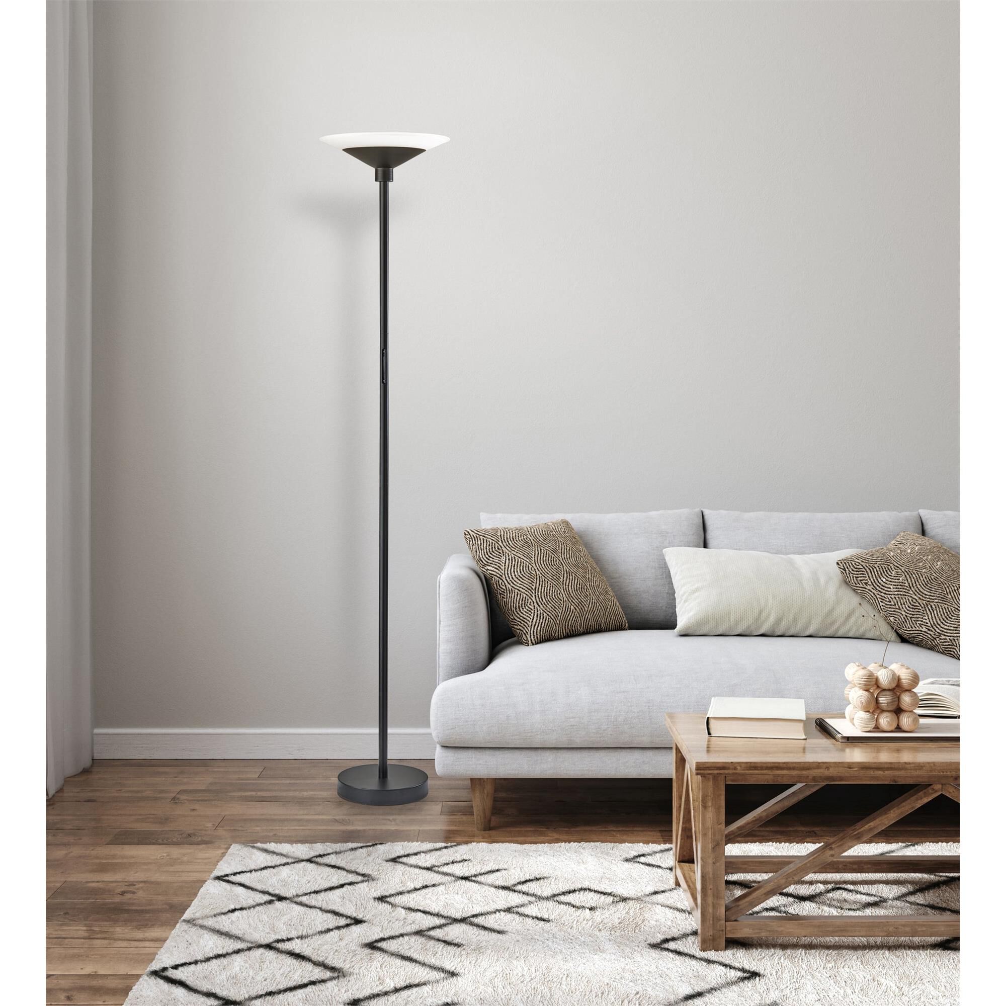 Solar 71 Inch Torchiere Lamp,