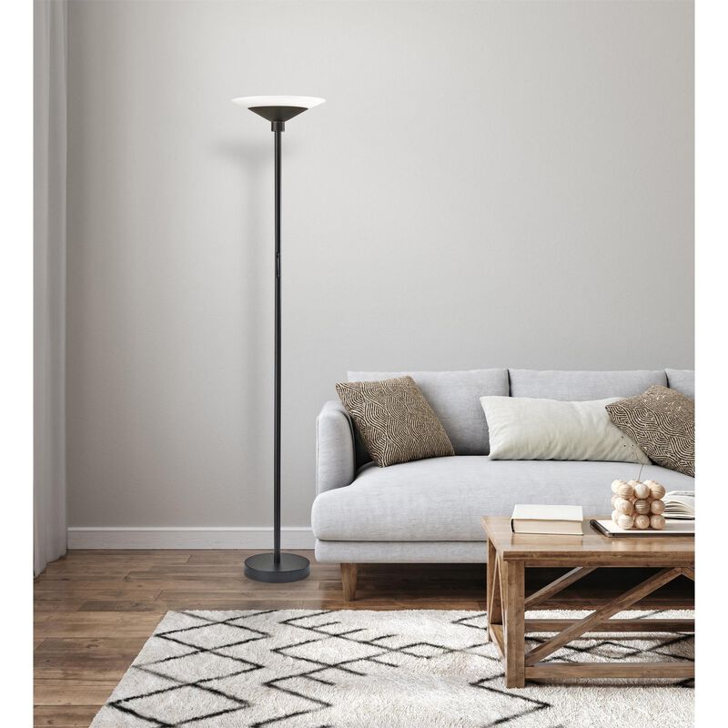 Solar 71 Inch Torchiere Lamp by Adesso