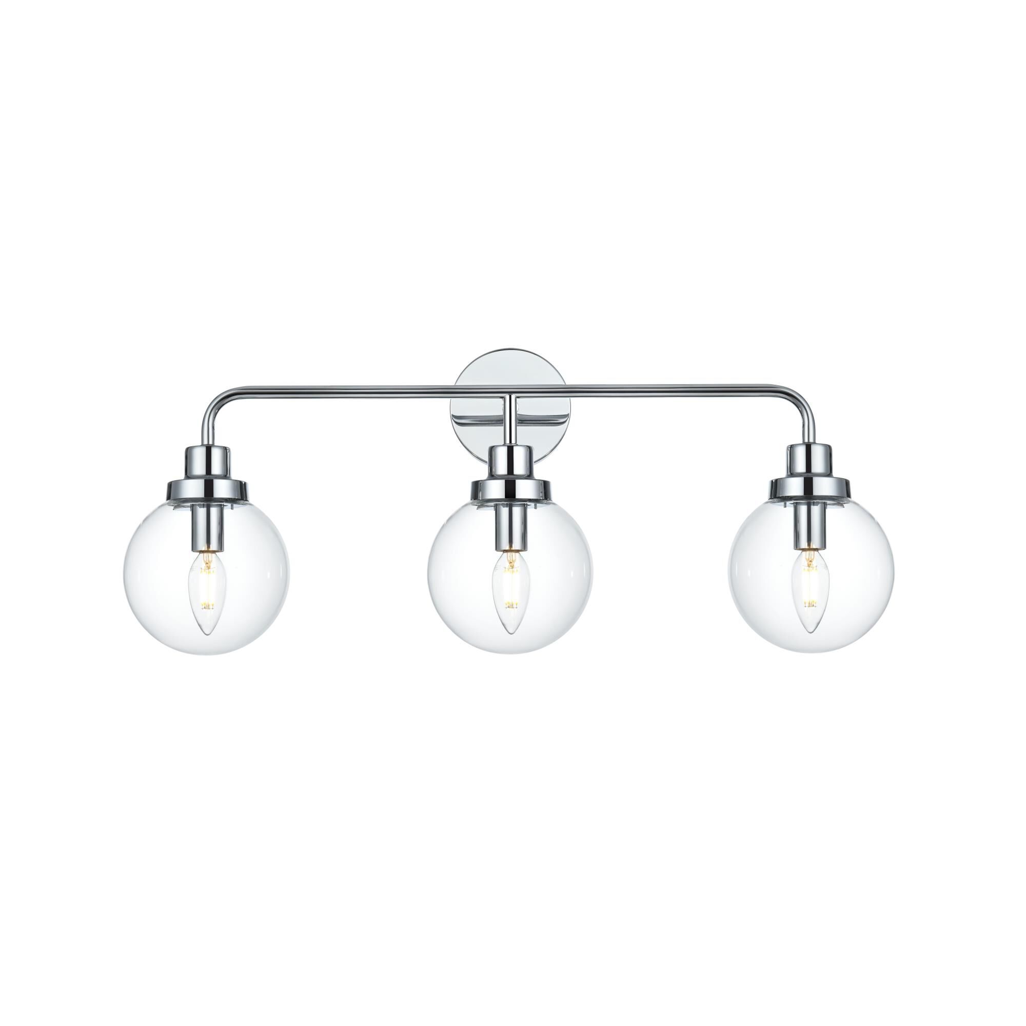 Shown in Chrome And Clear finish