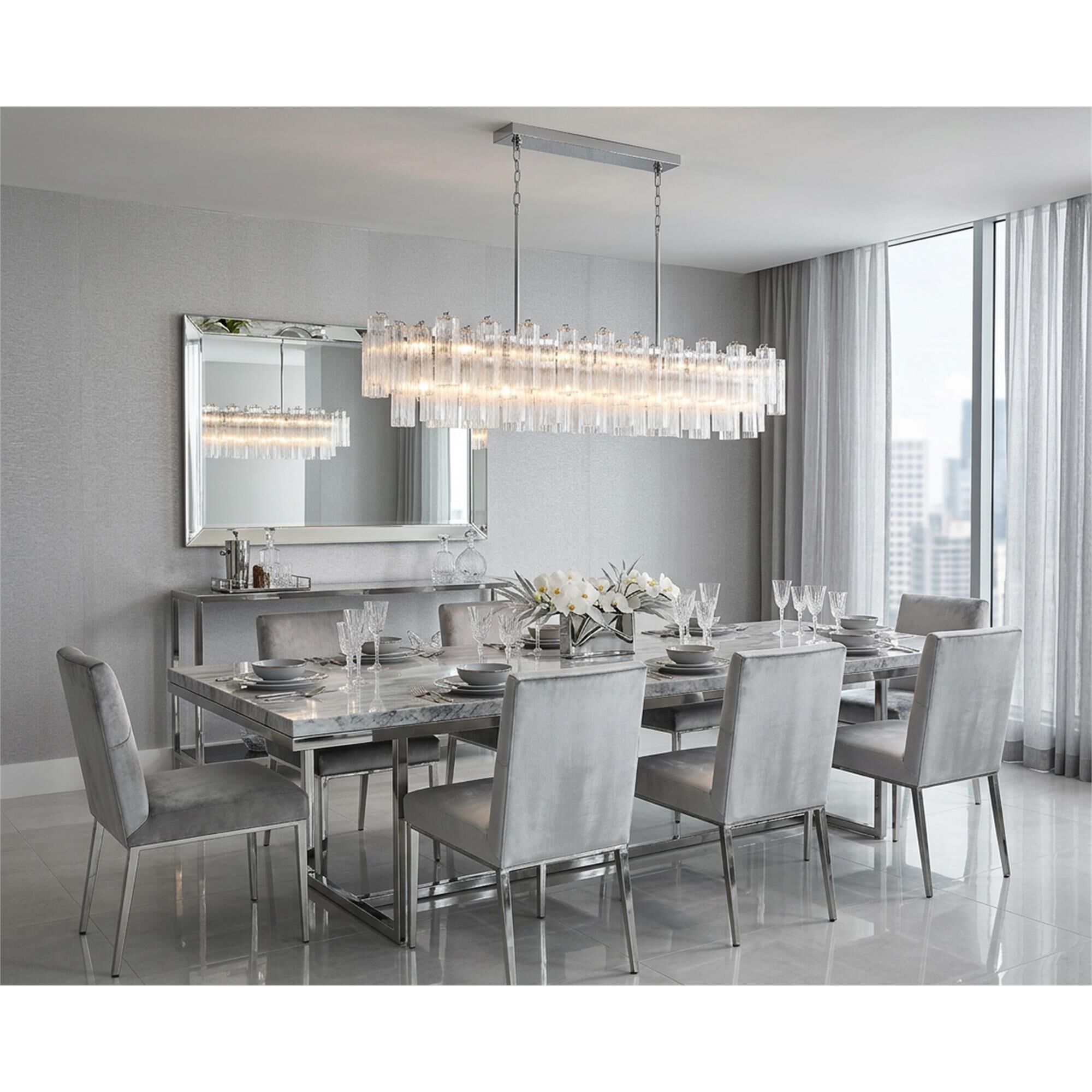 Addis Large Linear Chandelier,