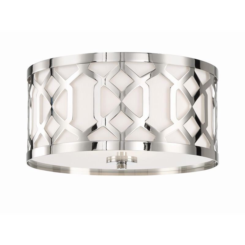 Libby Langdon Jennings 16 Inch 3 Light Flush Mount by Crystorama
