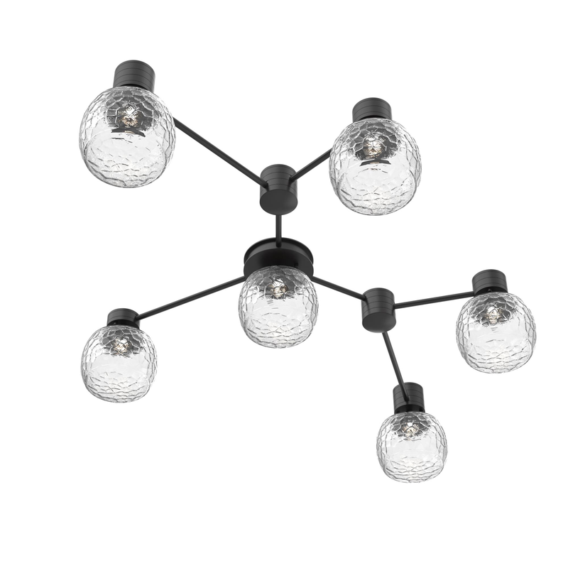 Levi Wilson Vessel 37 Inch Semi Flush Mount by Hammerton Studio
