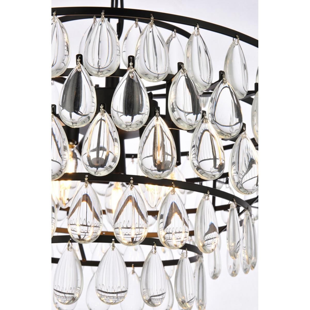 Mila 20 Inch 5 Light Mini Chandelier by Elegant Lighting