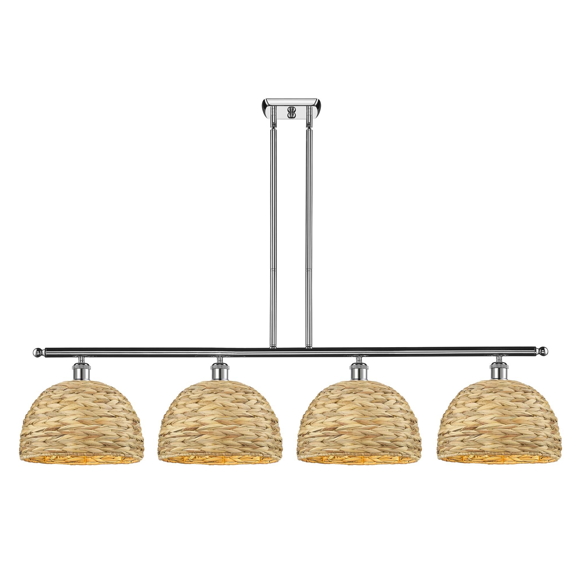 Shown in Polished Chrome finish and Natural shade