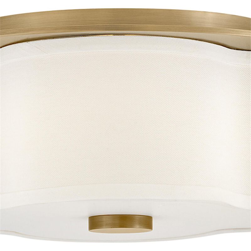 Delaney 14 Inch 2 Light Flush Mount by Hinkley