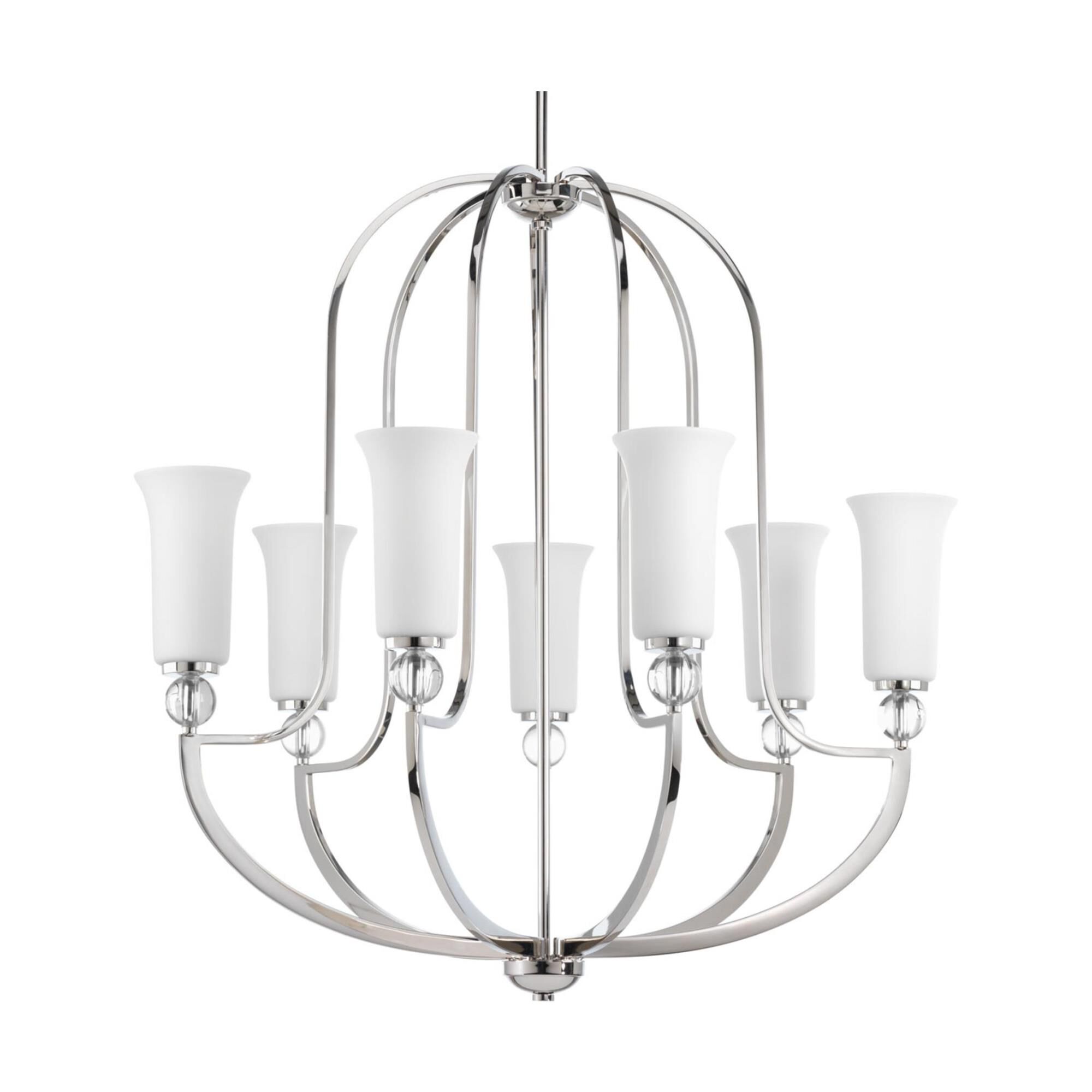 Elina 32 Inch 7 Light Chandelier by Progress Lighting