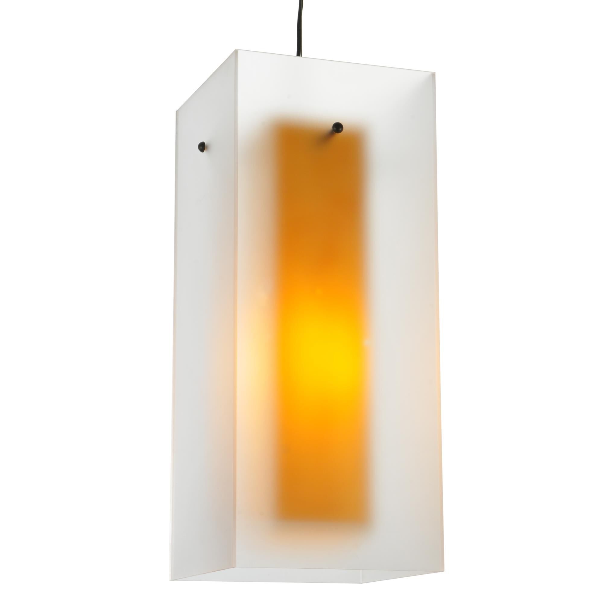 Quadrato Shadow Box 17 Inch Large Pendant by Meyda Lighting