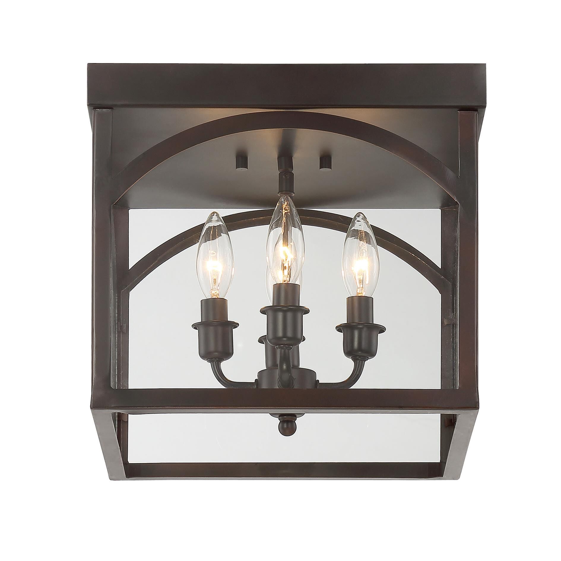 Garrett 12 Inch 4 Light Flush Mount by Savoy House