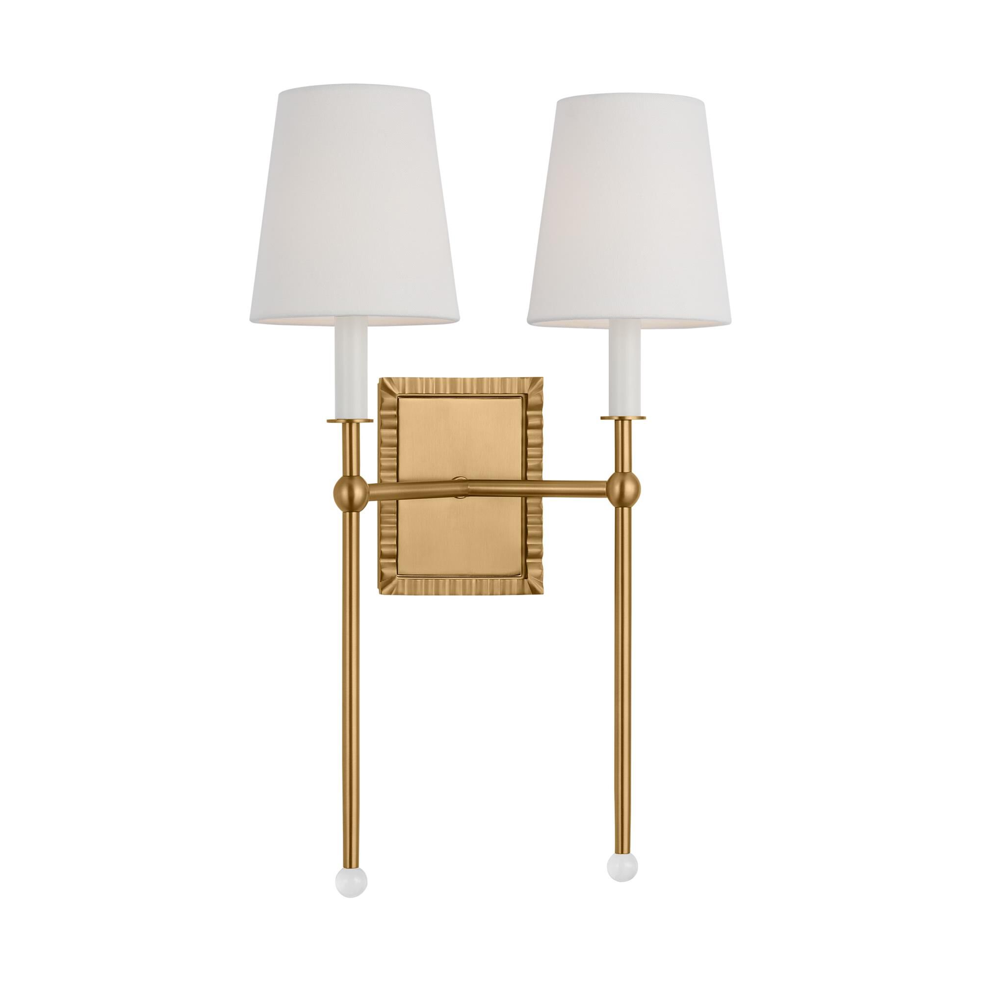 Alexa Hampton Baxley 21 Inch 2 Light Wall Sconce,