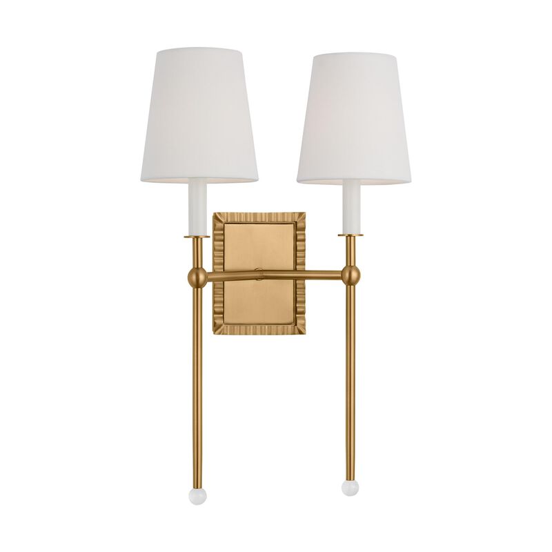 Alexa Hampton Baxley 21 Inch 2 Light Wall Sconce by Visual Comfort Studio