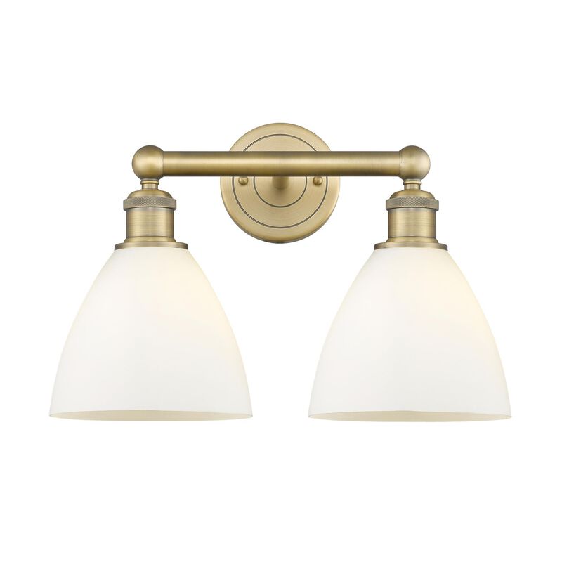 Bruno Marashlian Bristol Glass 16 Inch 2 Light Bath Vanity Light by Innovations Lighting