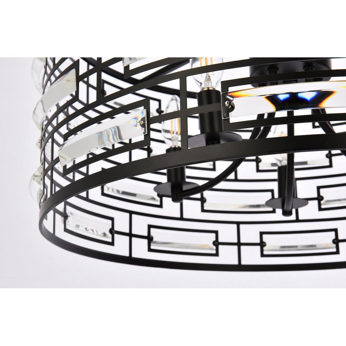 Kennedy 24 Inch Large Pendant by Elegant Lighting