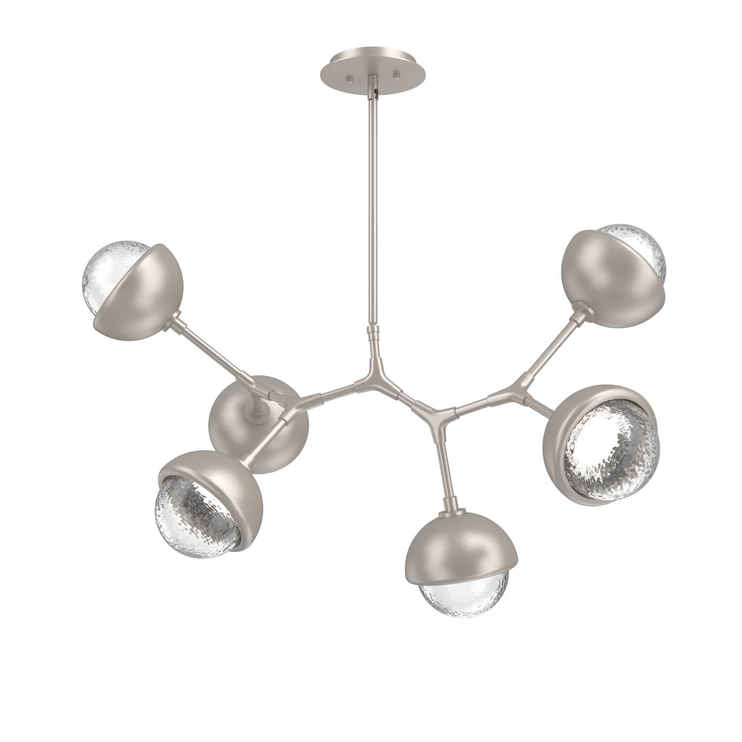 Levi Wilson Cabochon 31 Inch Linear Suspension Light by Hammerton Studio