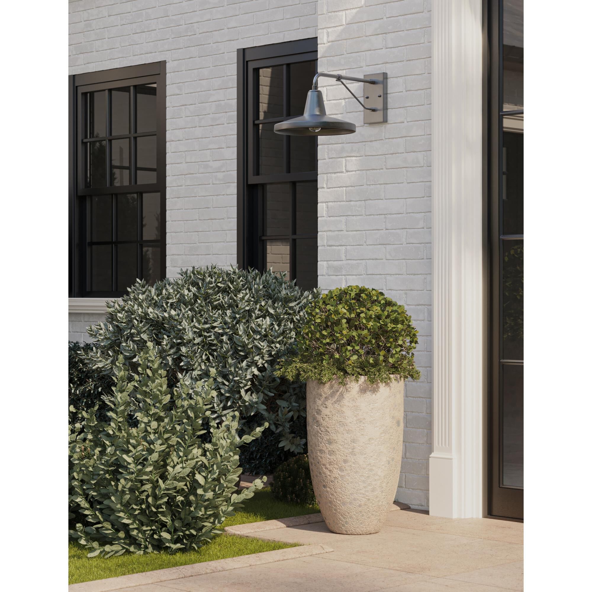 Shown in Antique Silver finish