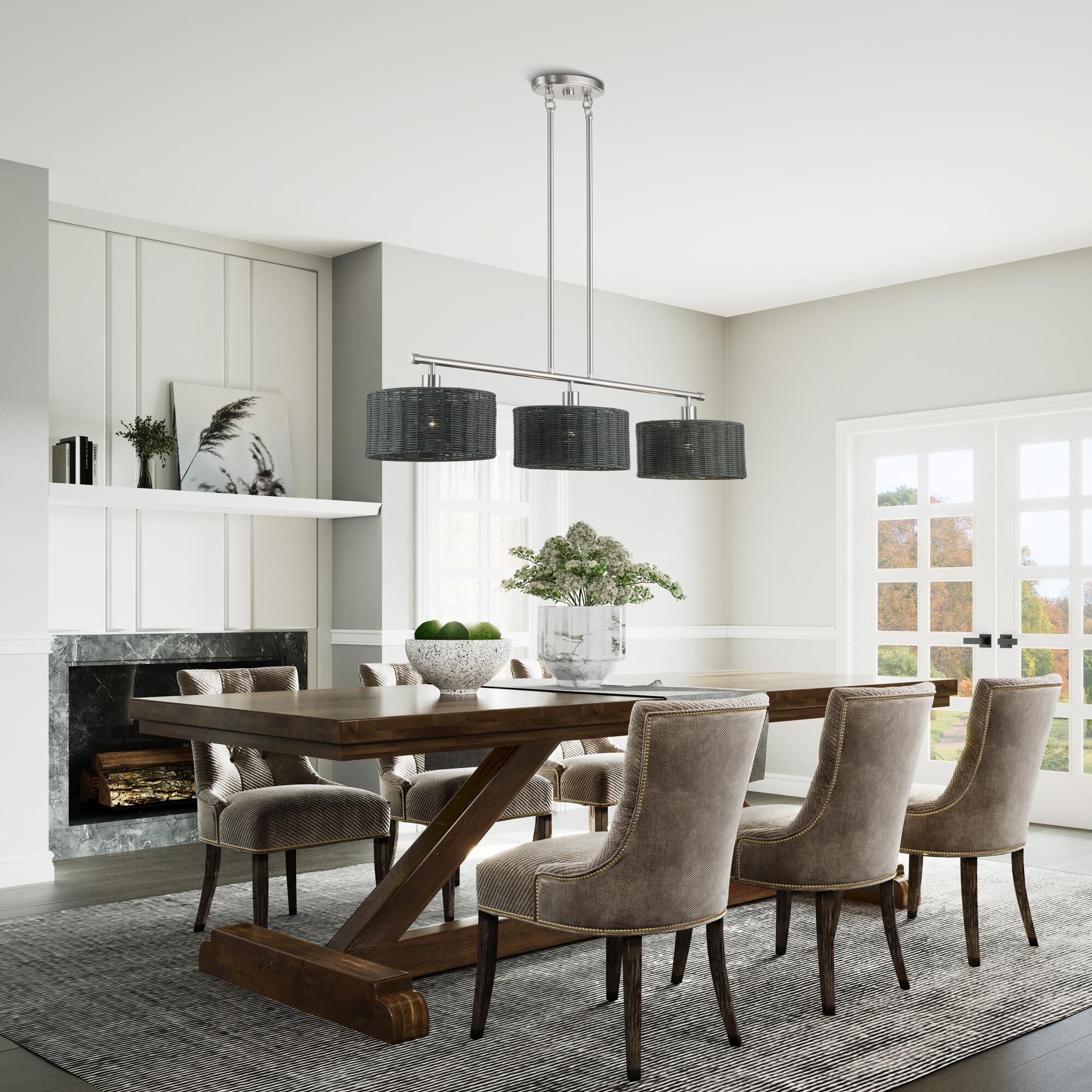 Weavington 46 Inch Linear Suspension Light by Livex Lighting