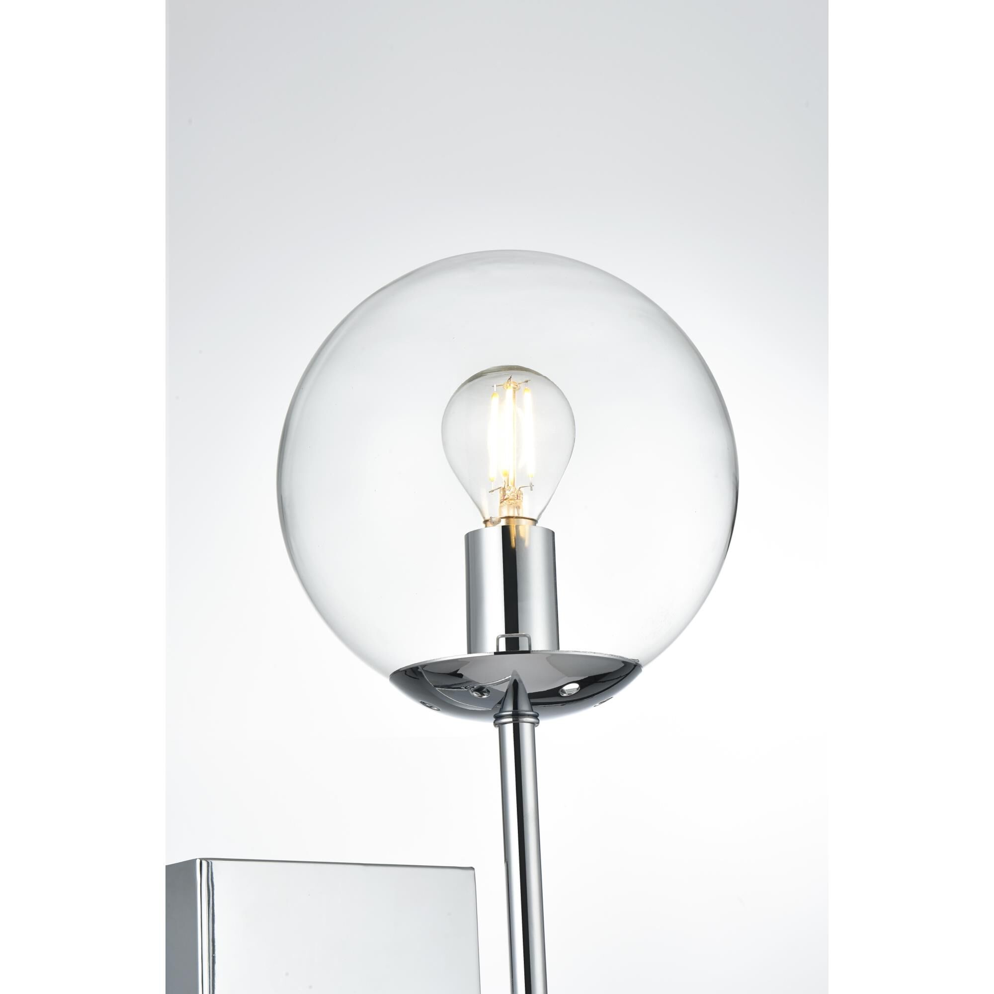 Shown in Chrome And Clear finish