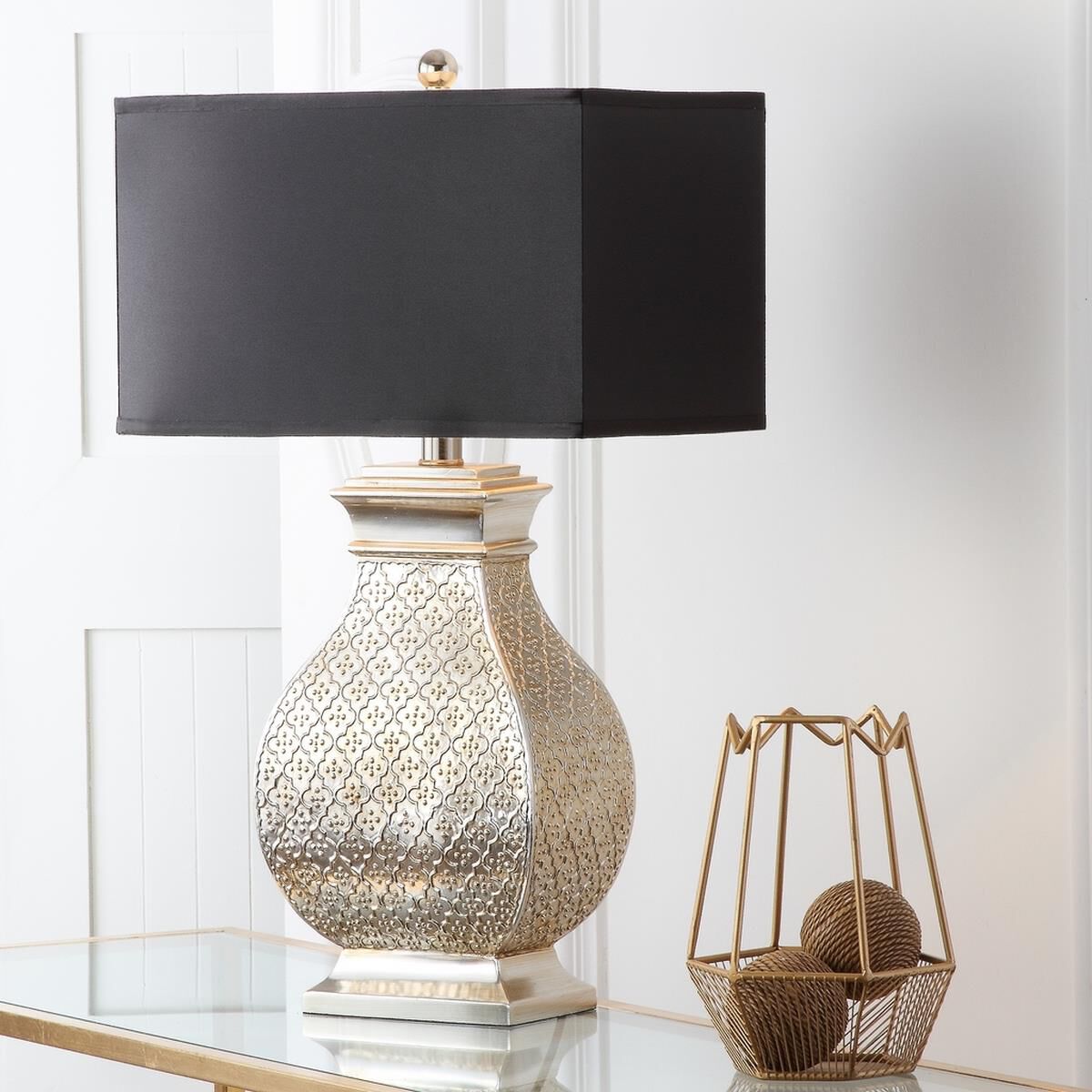 Malaga Silver 29 Inch Table Lamp by Safavieh