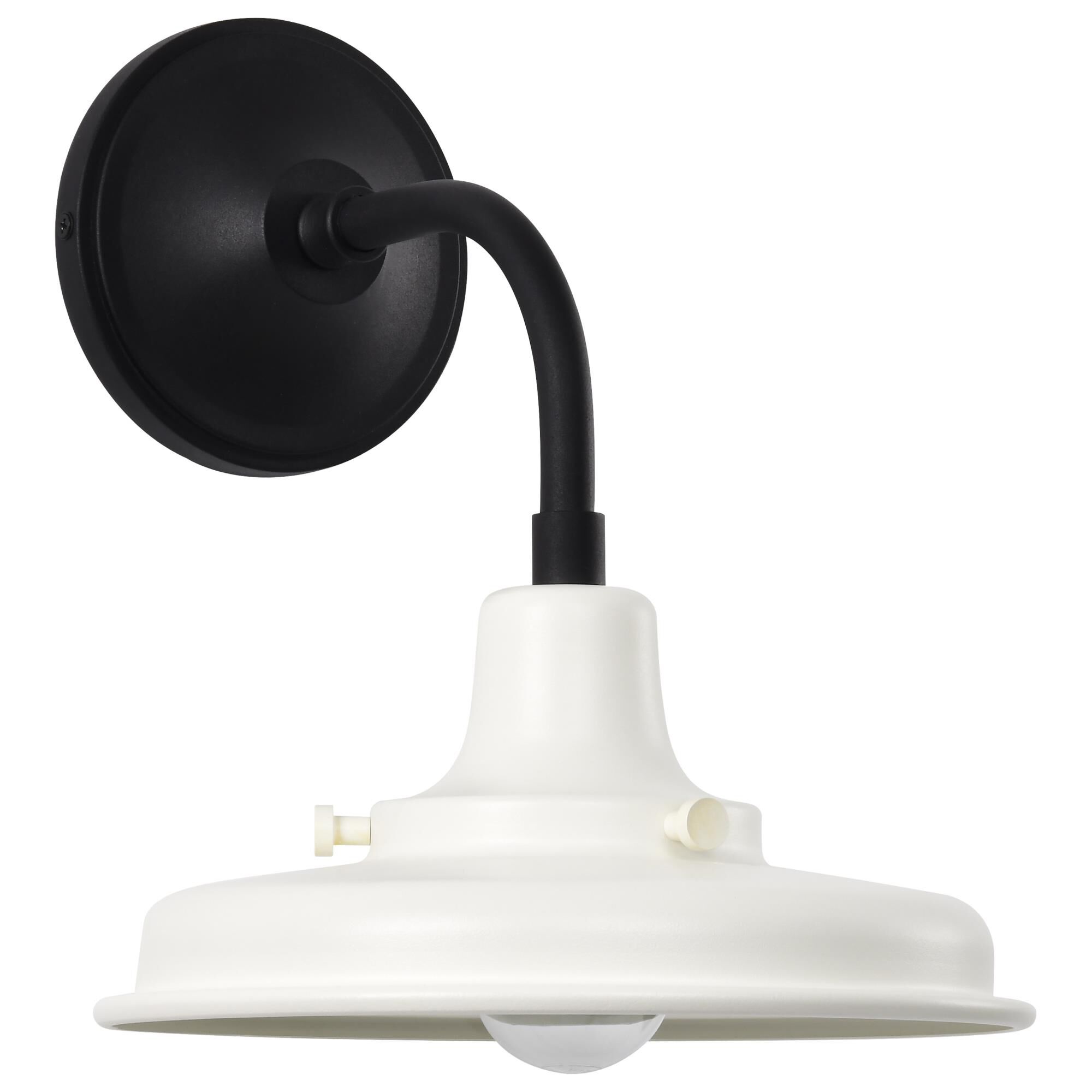 Shown in Black finish and White shade