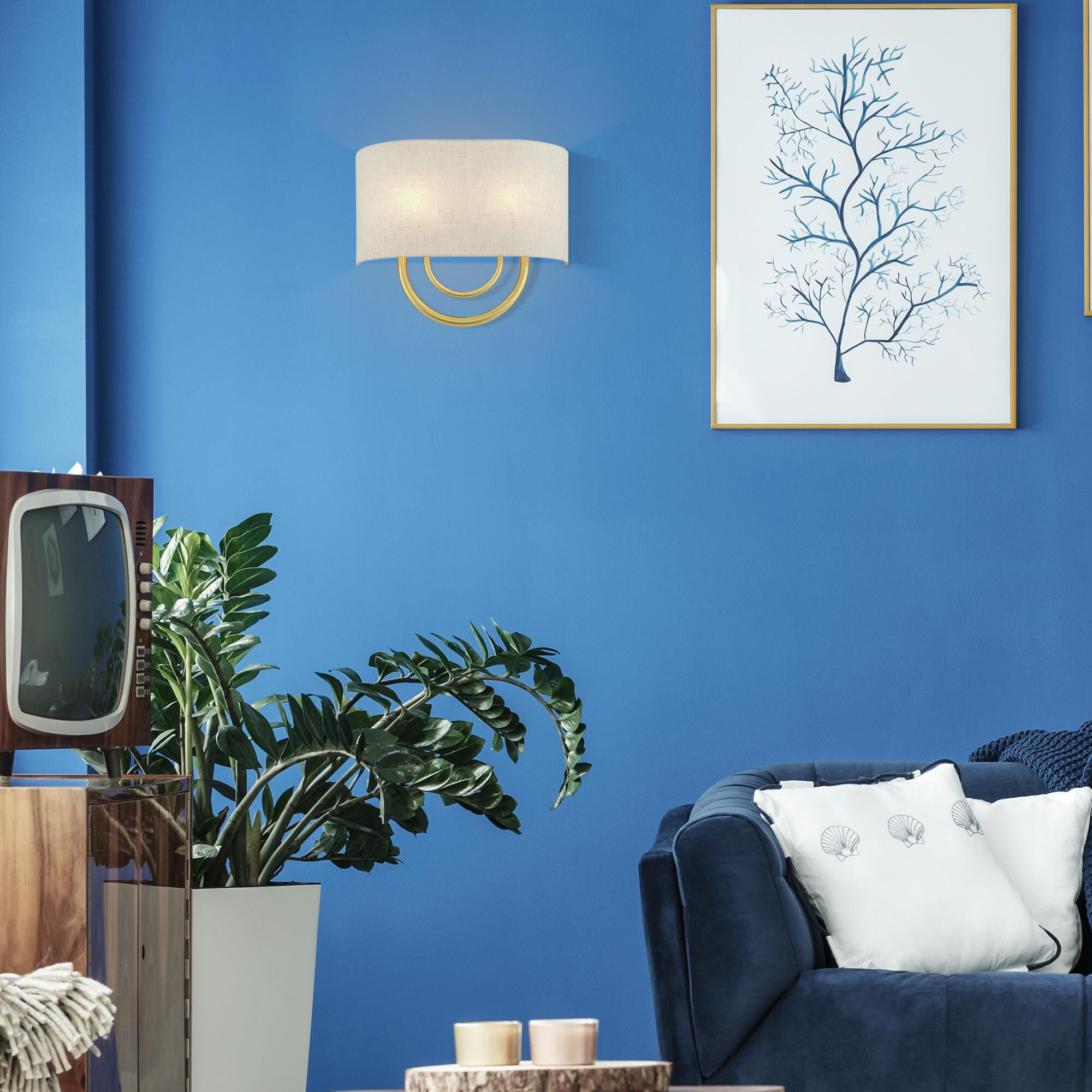 Stratton 13 Inch Wall Sconce by Livex Lighting