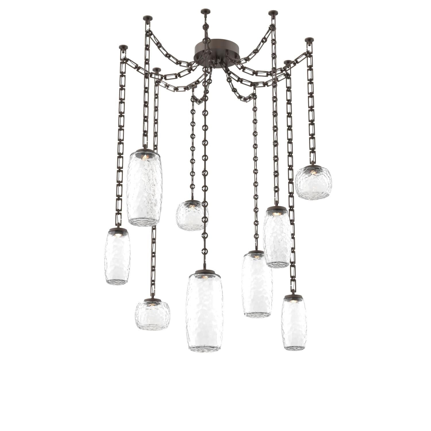 Levi Wilson Vessel 15 Inch Multi Pendant Light by Hammerton Studio