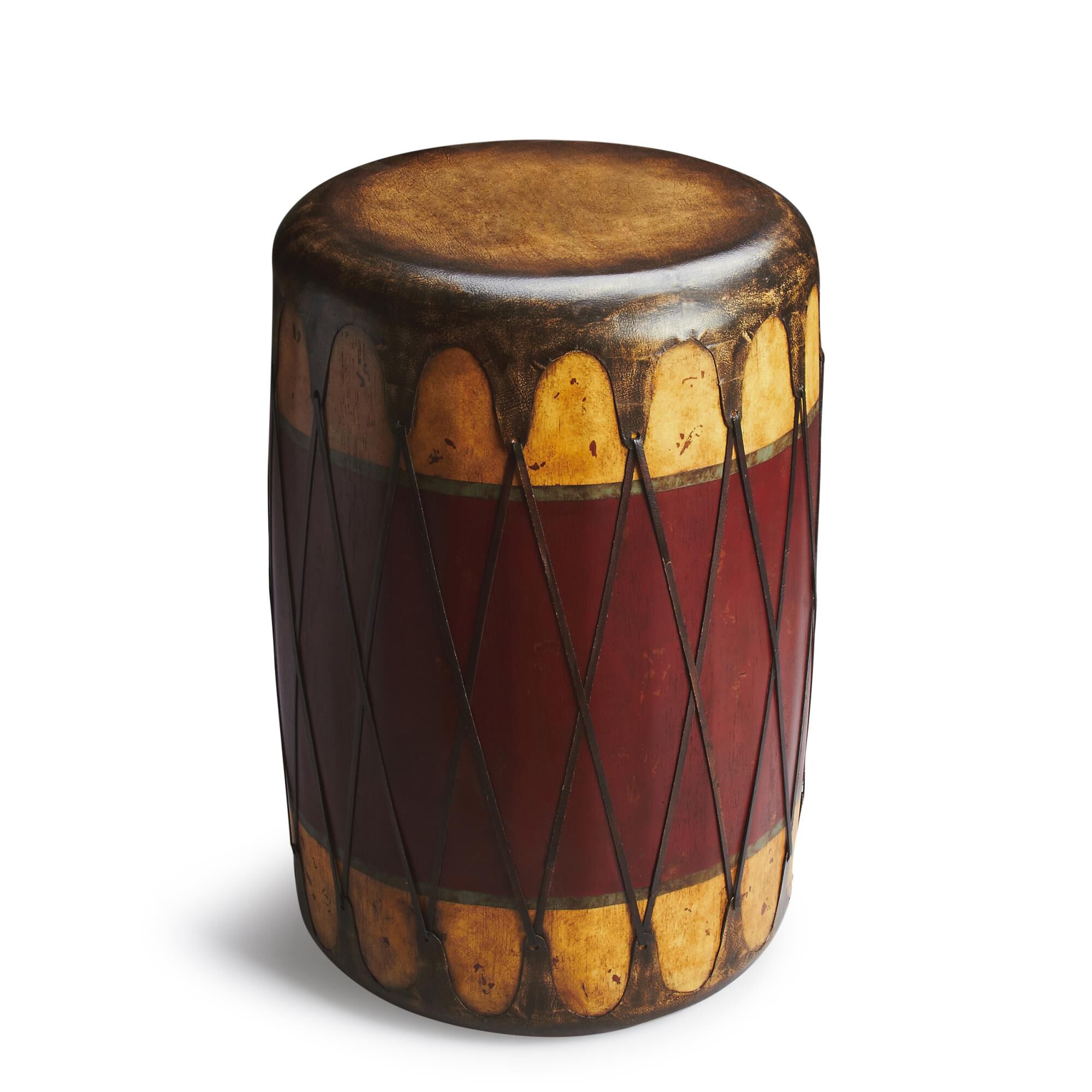 Shown in Red And Cream Rustic finish