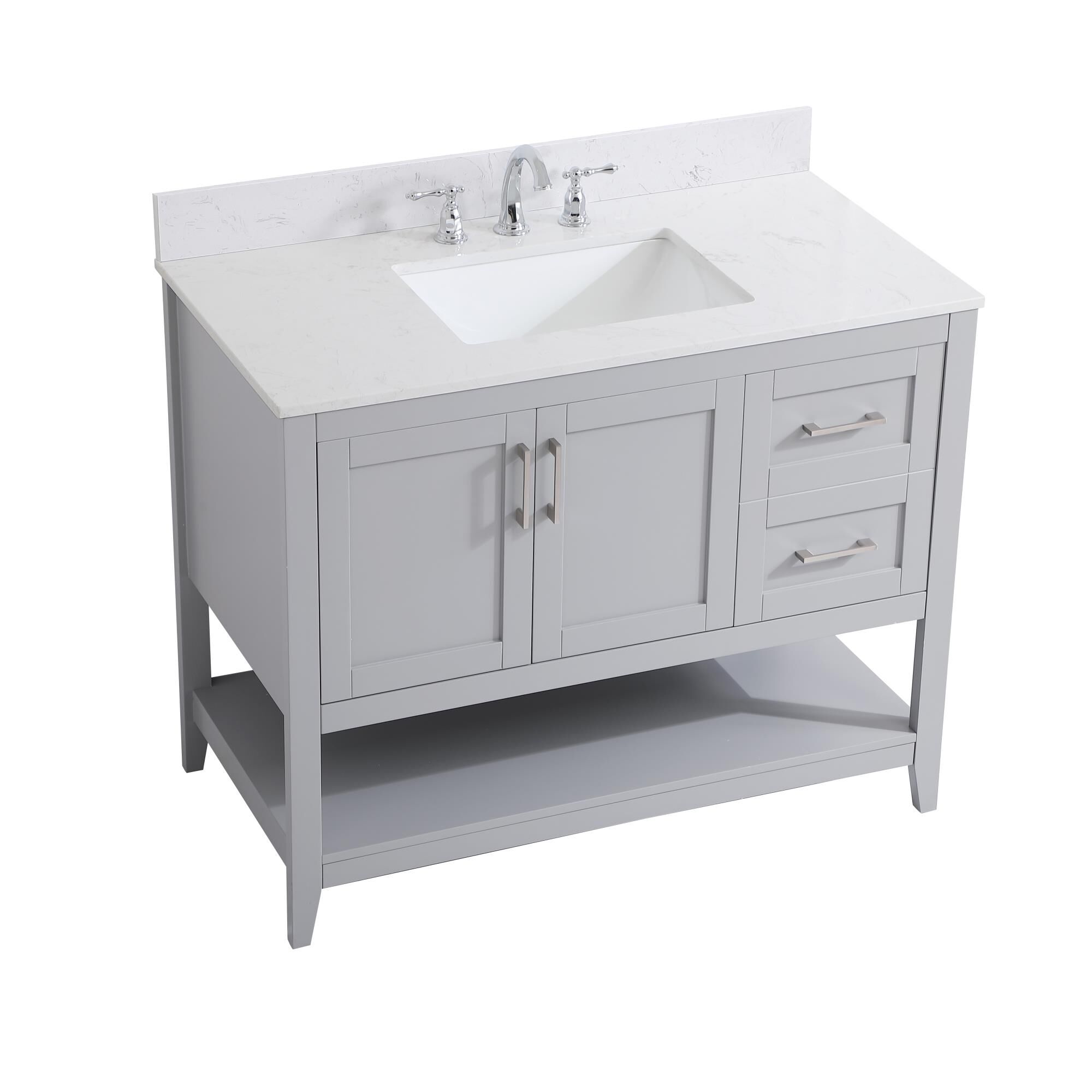 Shown in Grey finish