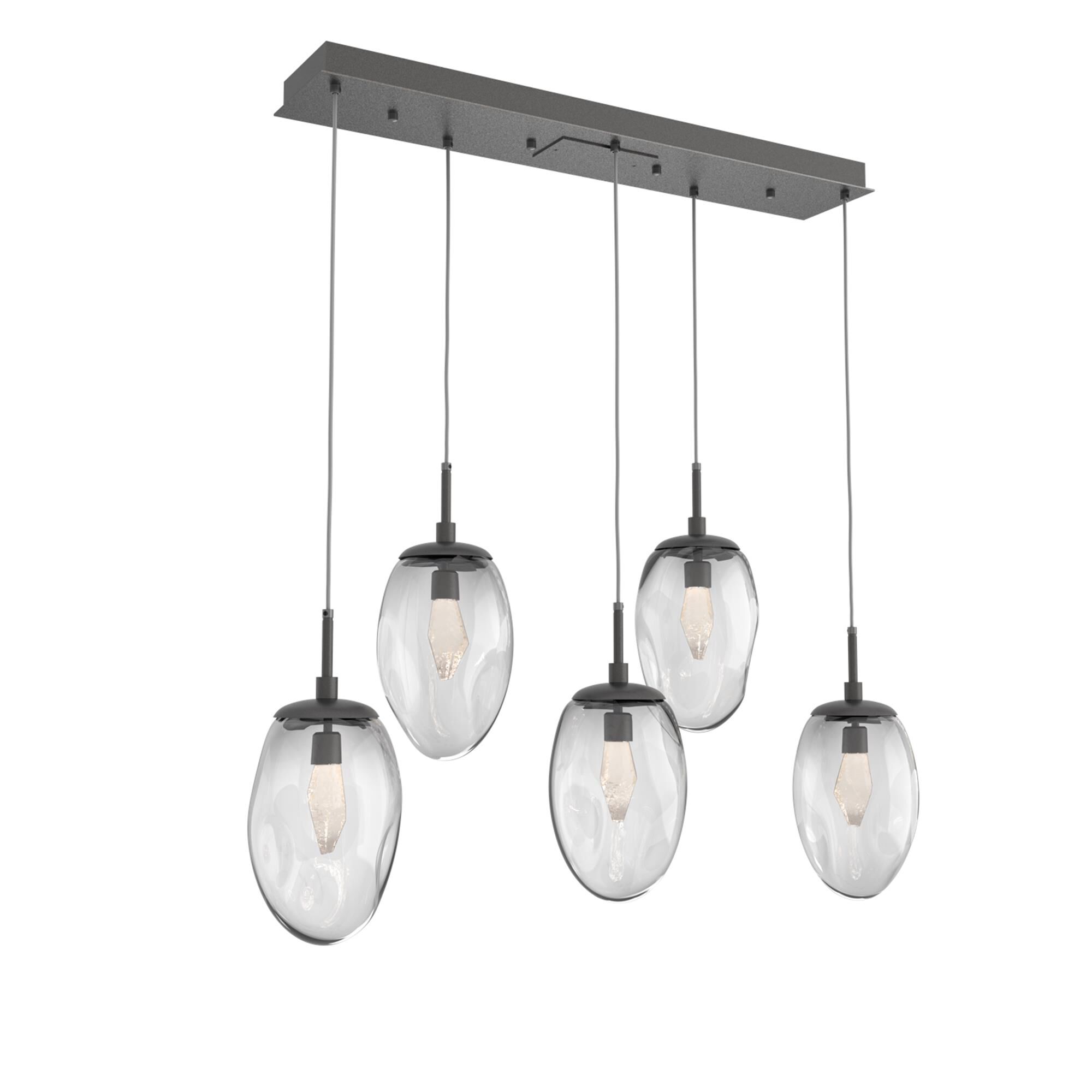 Shown in Graphite finish and Geo Inner And Clear Outer glass