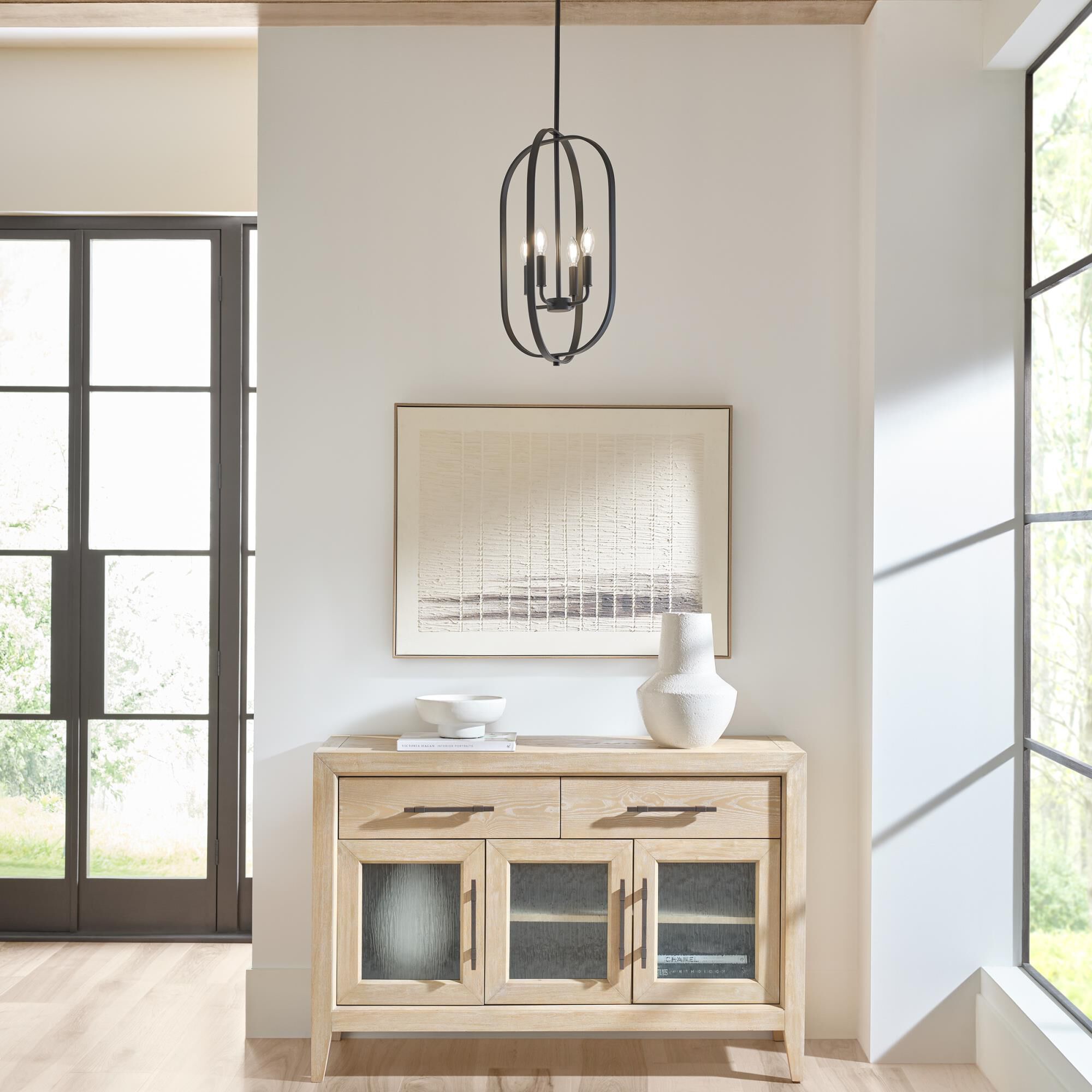 Loretto 16 Inch Cage Pendant by Generation Lighting