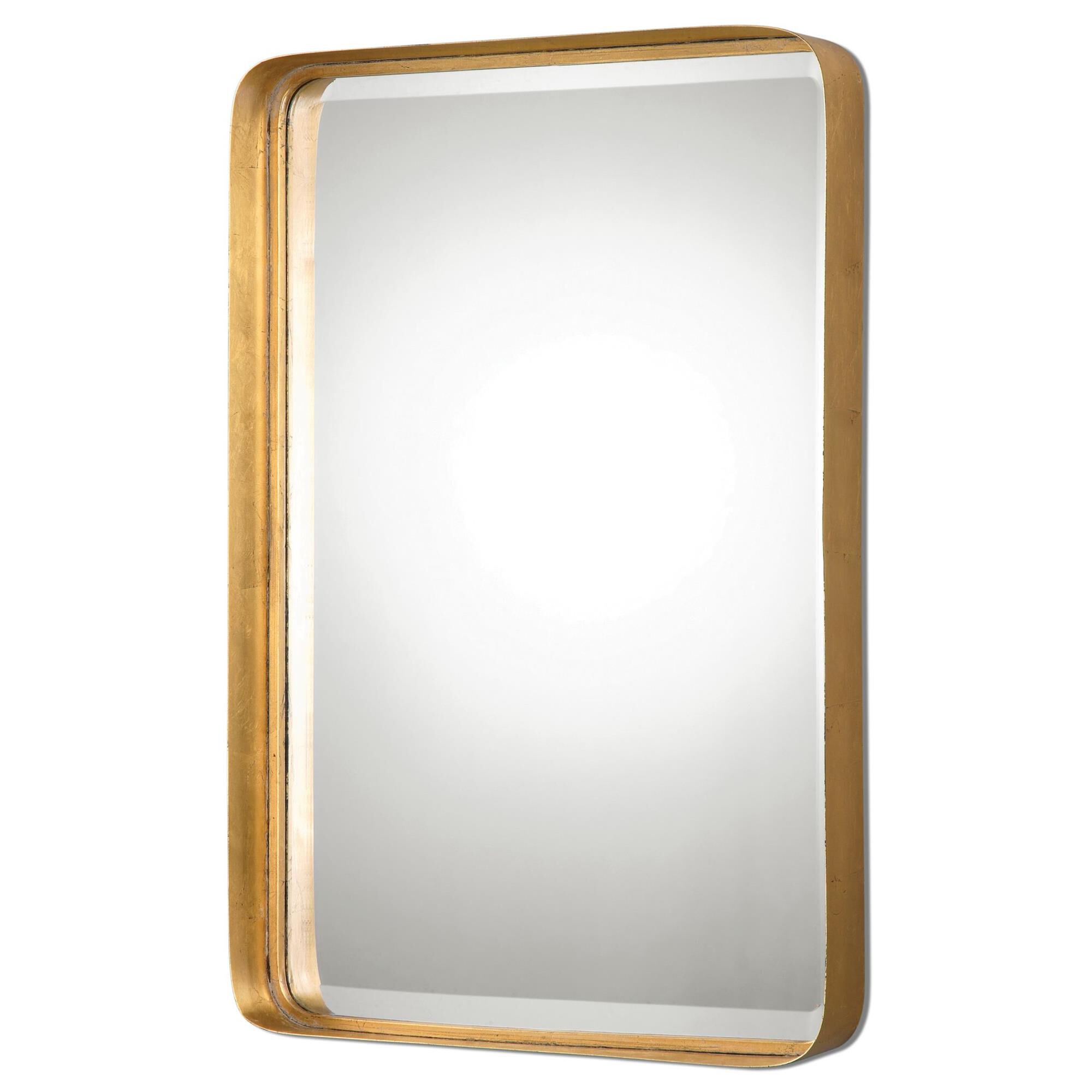Shown in Lightly Antiqued Gold Leaf finish