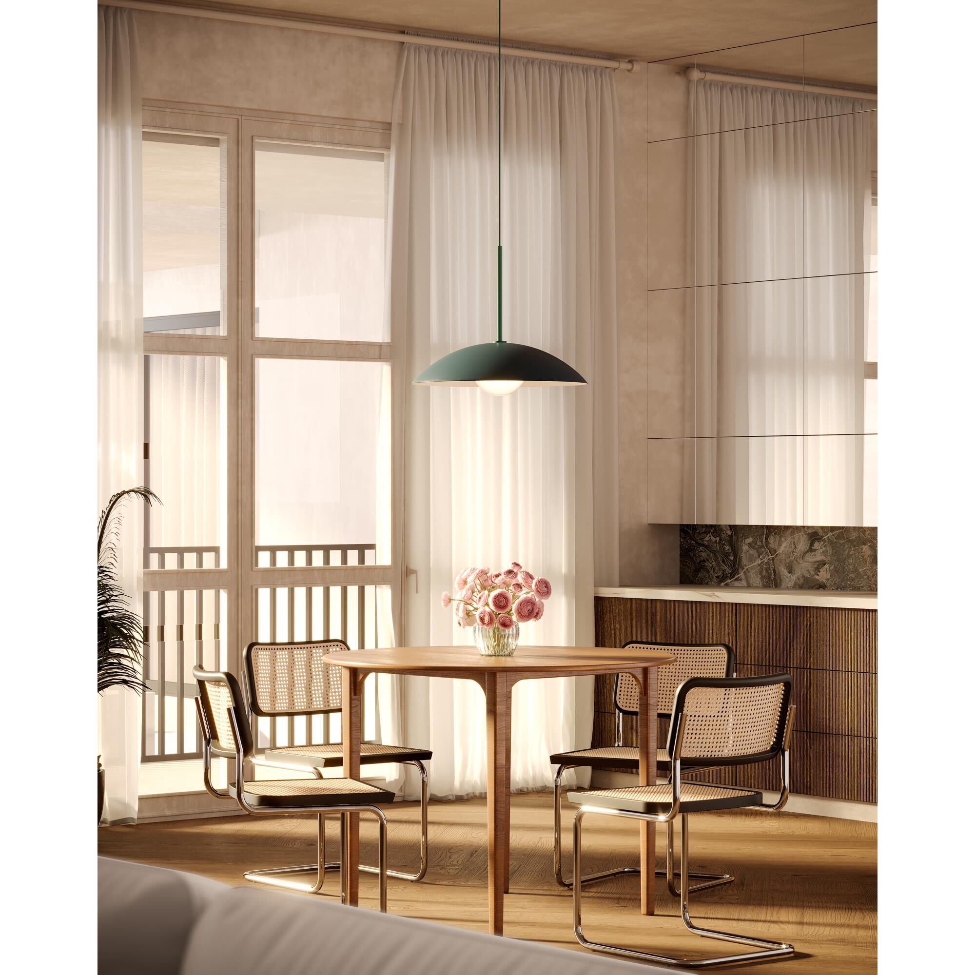 Ryan Pauly Regent 19 Inch Large Pendant by Kuzco Lighting