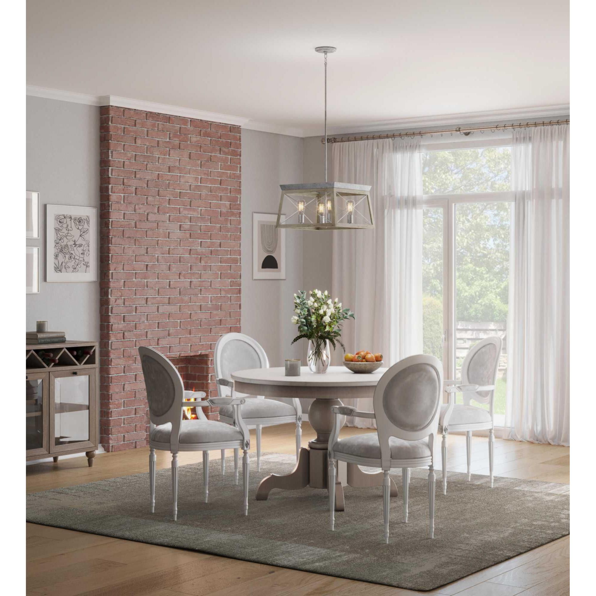 Shown in Galvanized Finish finish