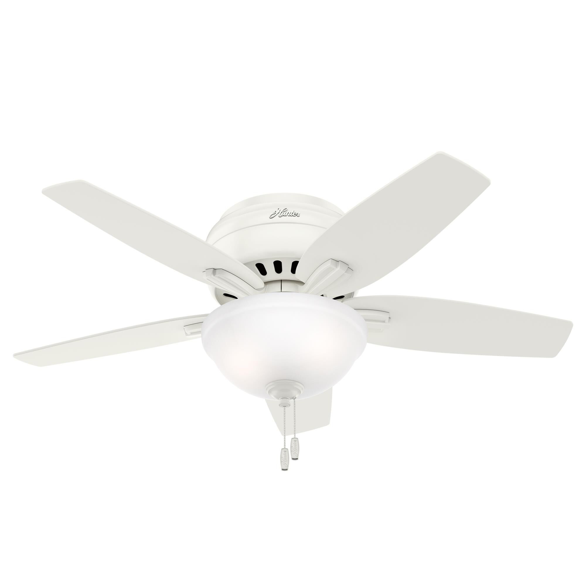 Newsome 42 Inch Flush Mount Fan with Light Kit,