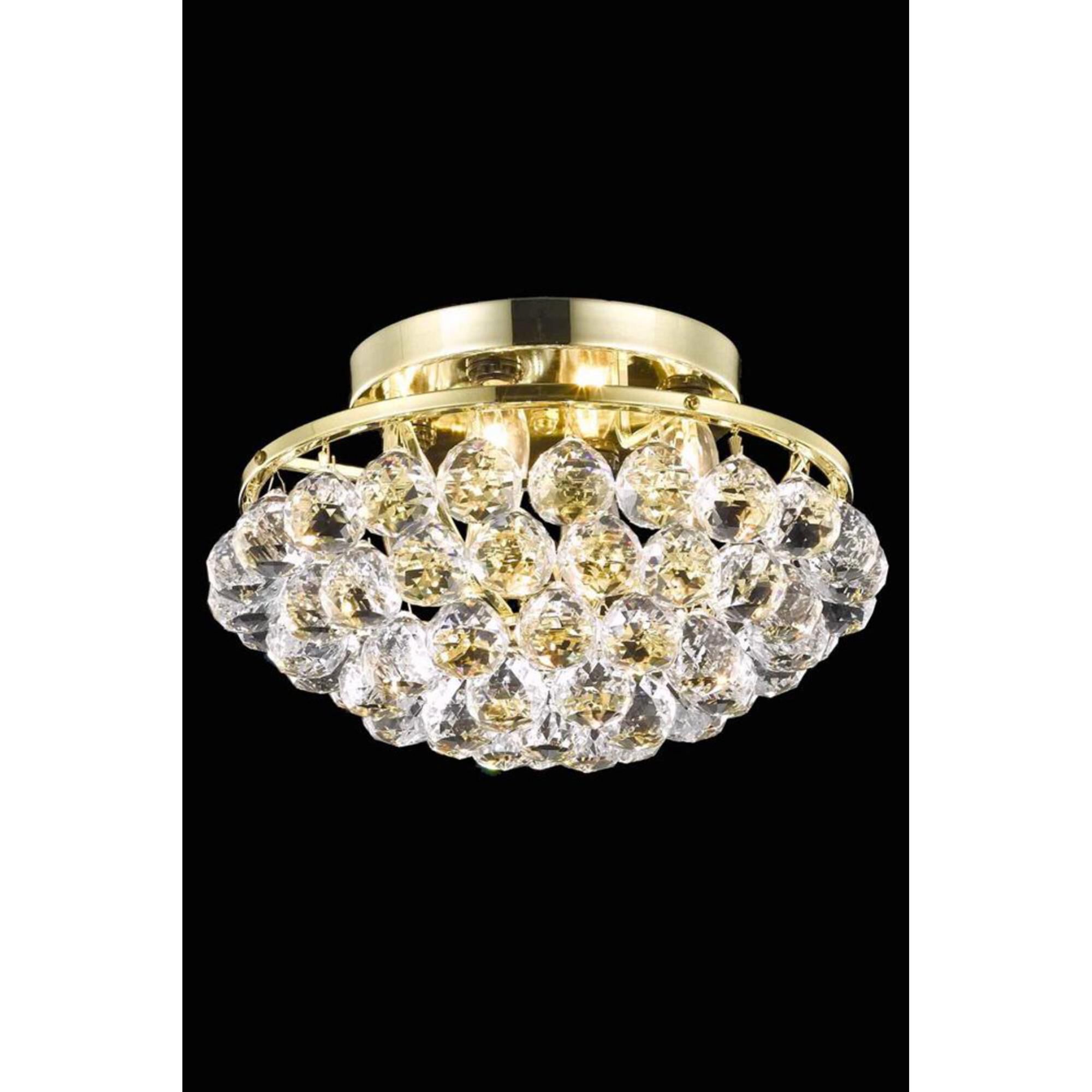 Shown in Gold finish and Royal Cut Clear crystal