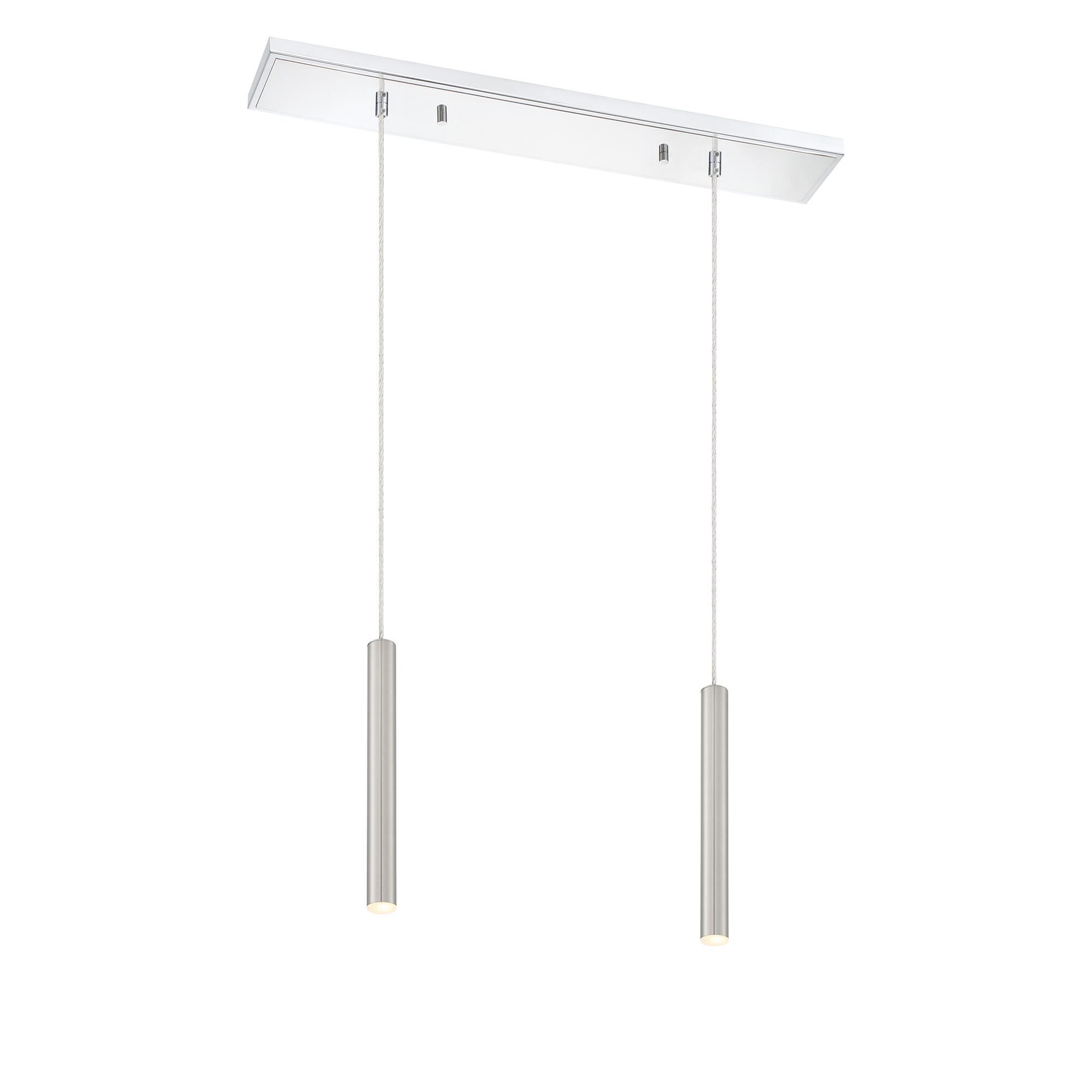 Shown in Chrome finish and Steel glass and Steel shade