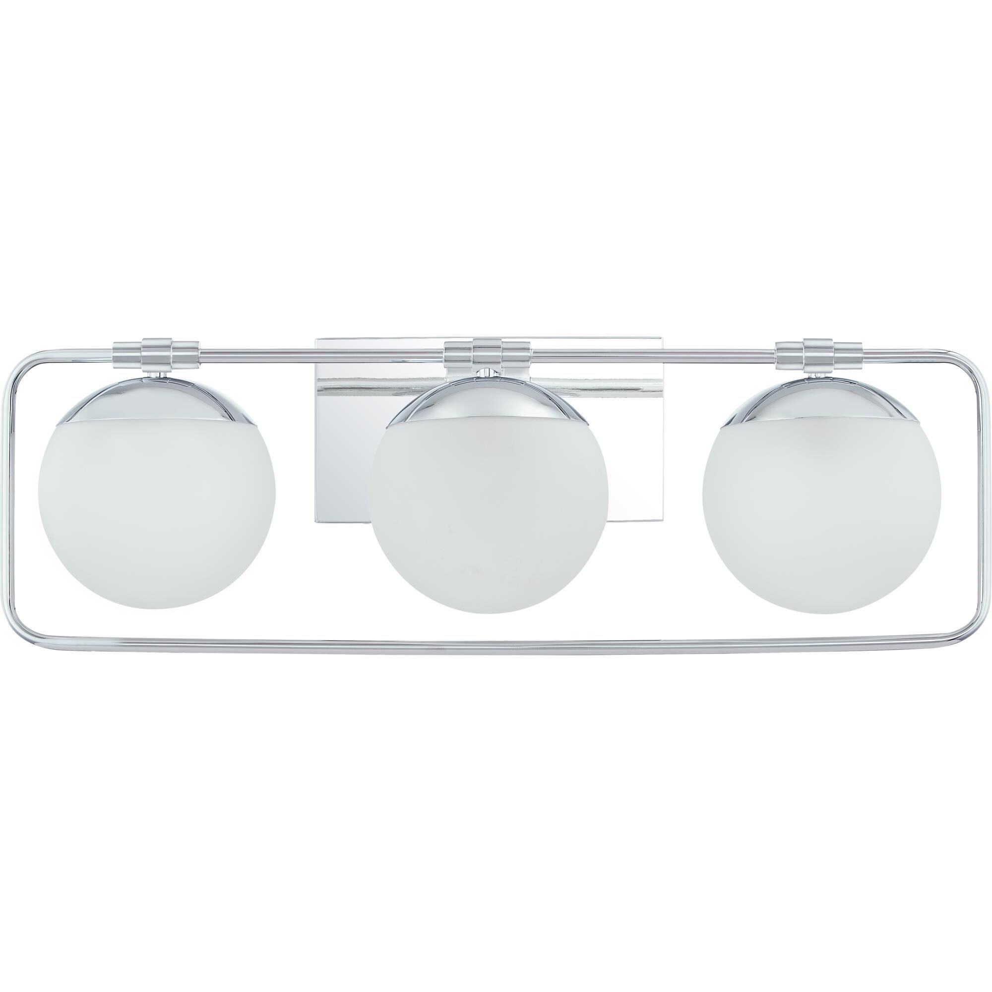 Shown in Polished Chrome finish and Clear Glass With Sandblasted Interior shade