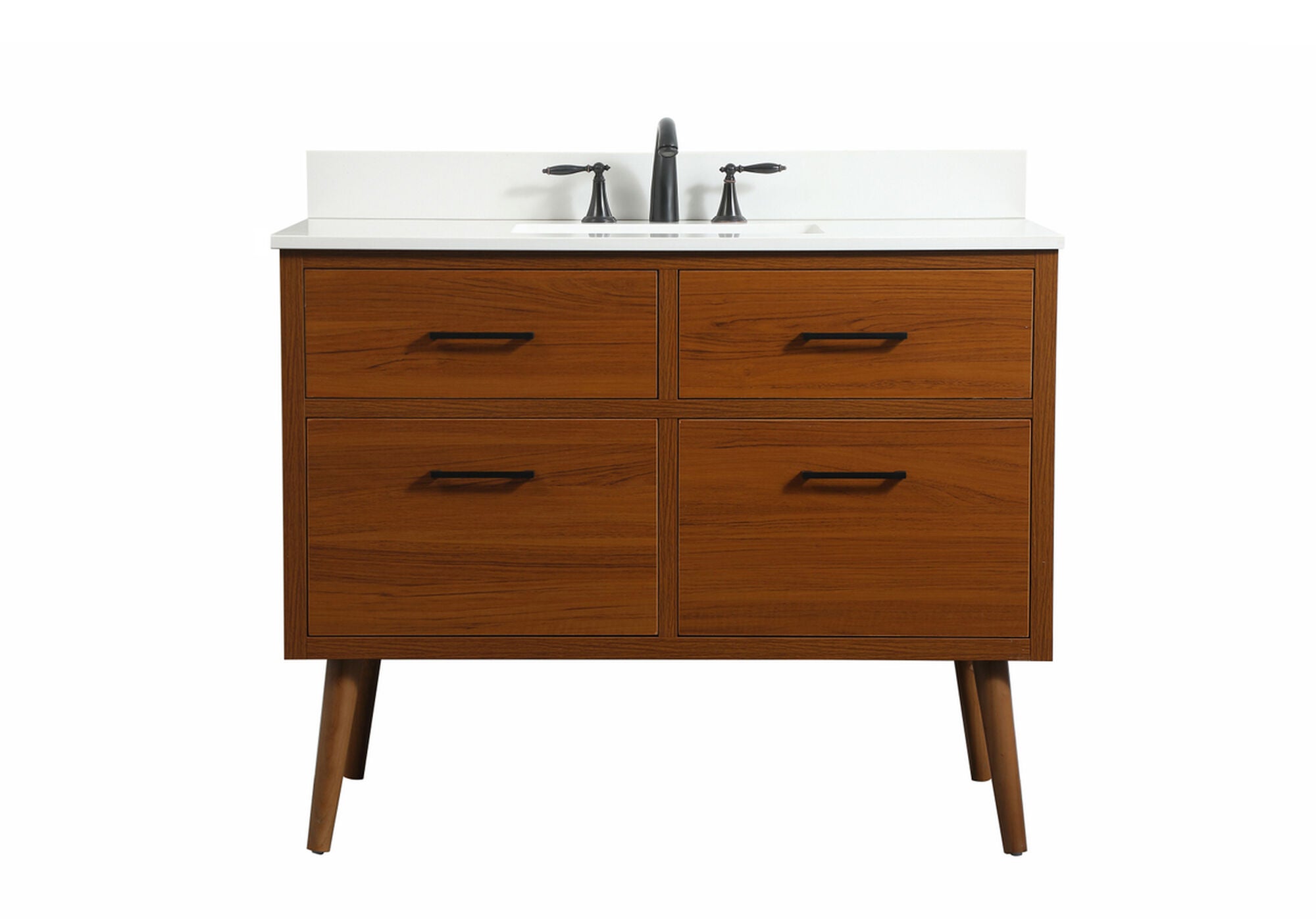 Shown in Teak finish