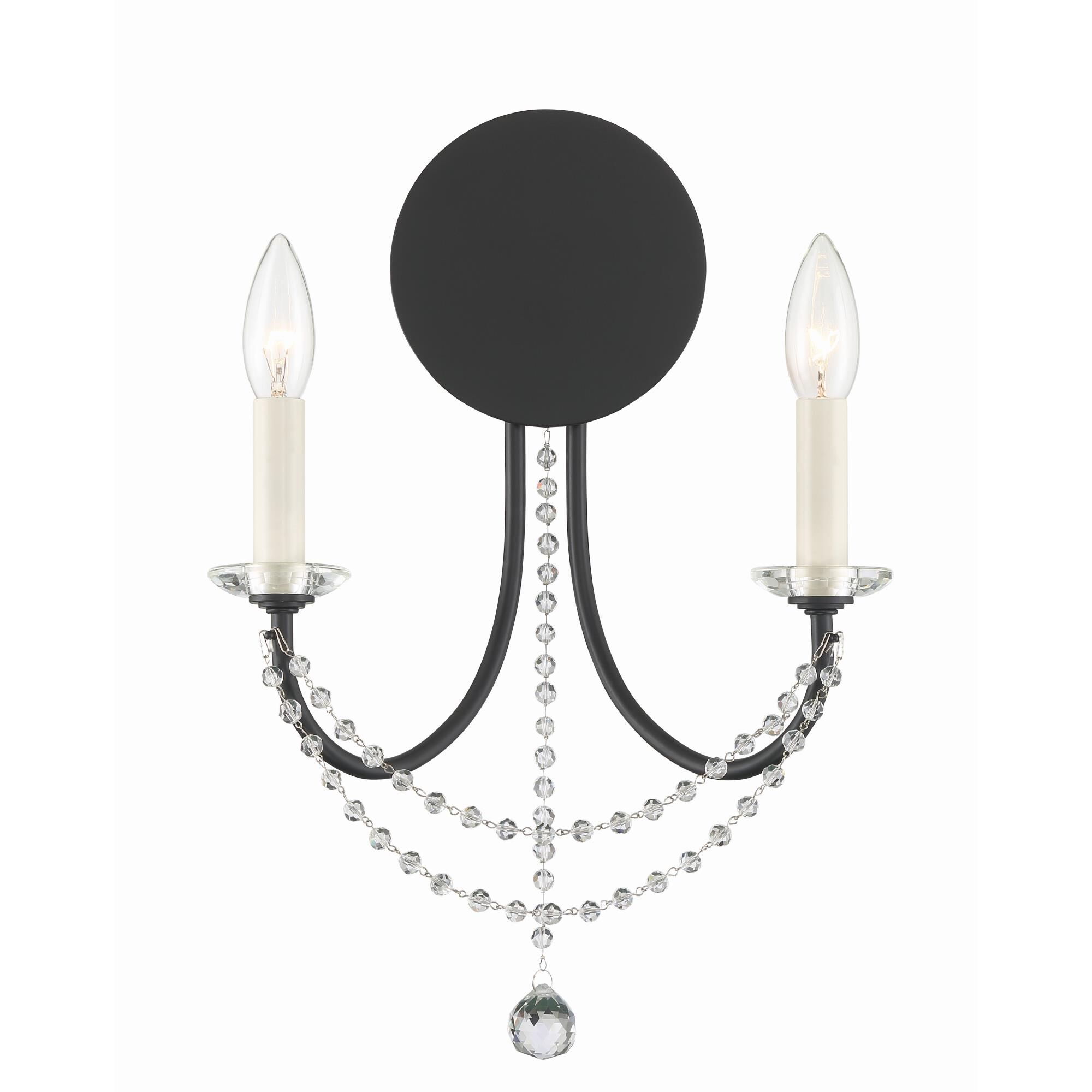 Delilah 16 Inch Wall Sconce by Crystorama
