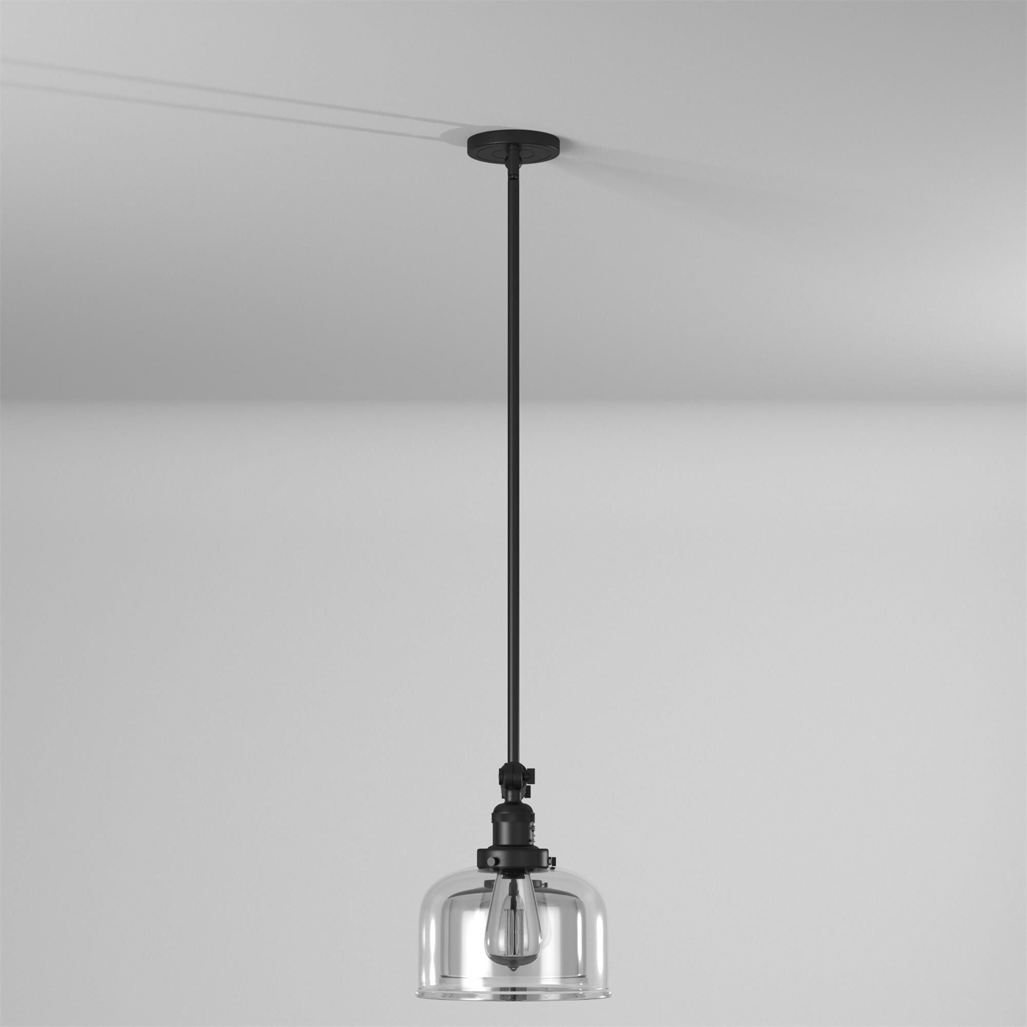 Shown in Oil Rubbed Bronze finish and Clear glass
