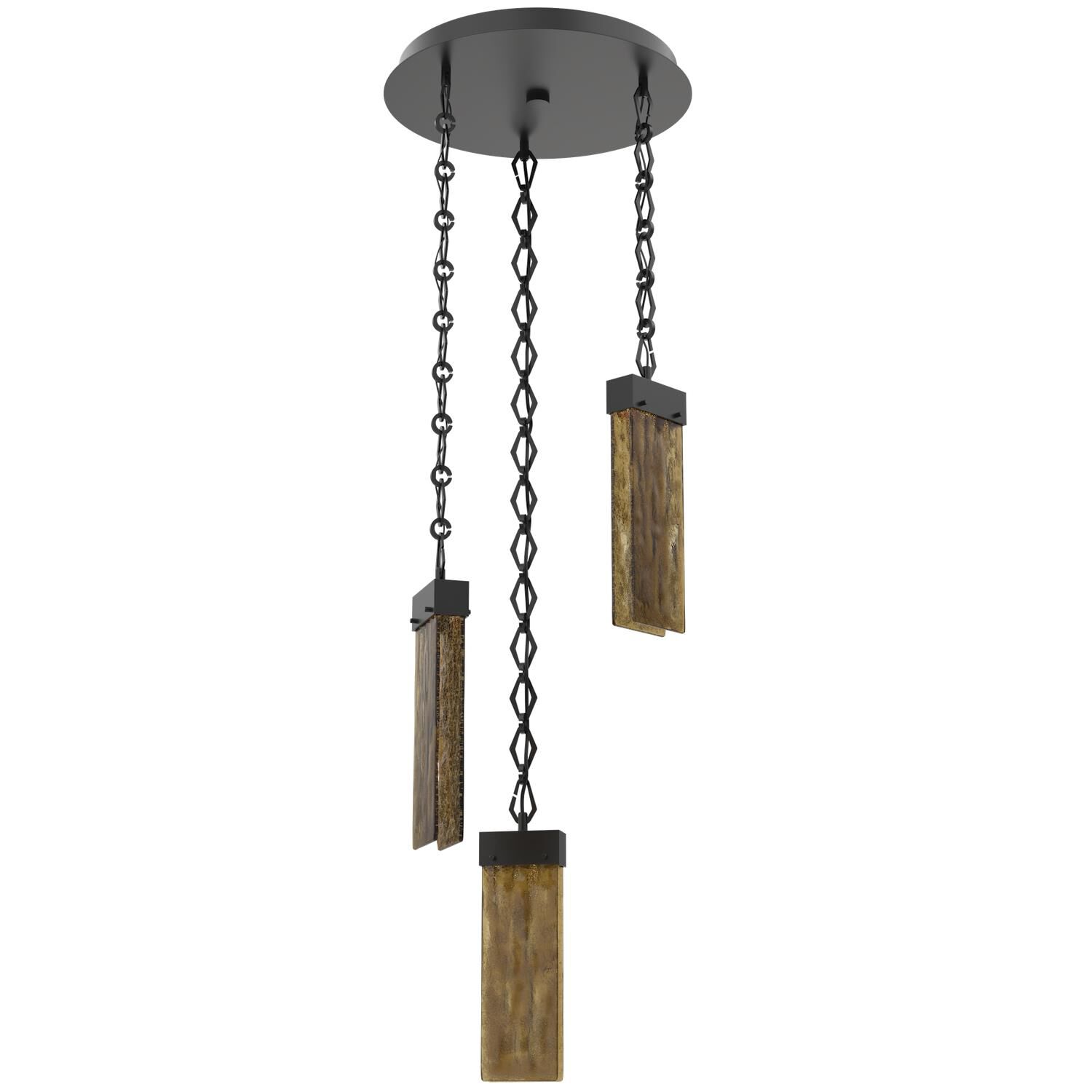 Levi Wilson Parallel 17 Inch Multi Light Pendant by Hammerton Studio