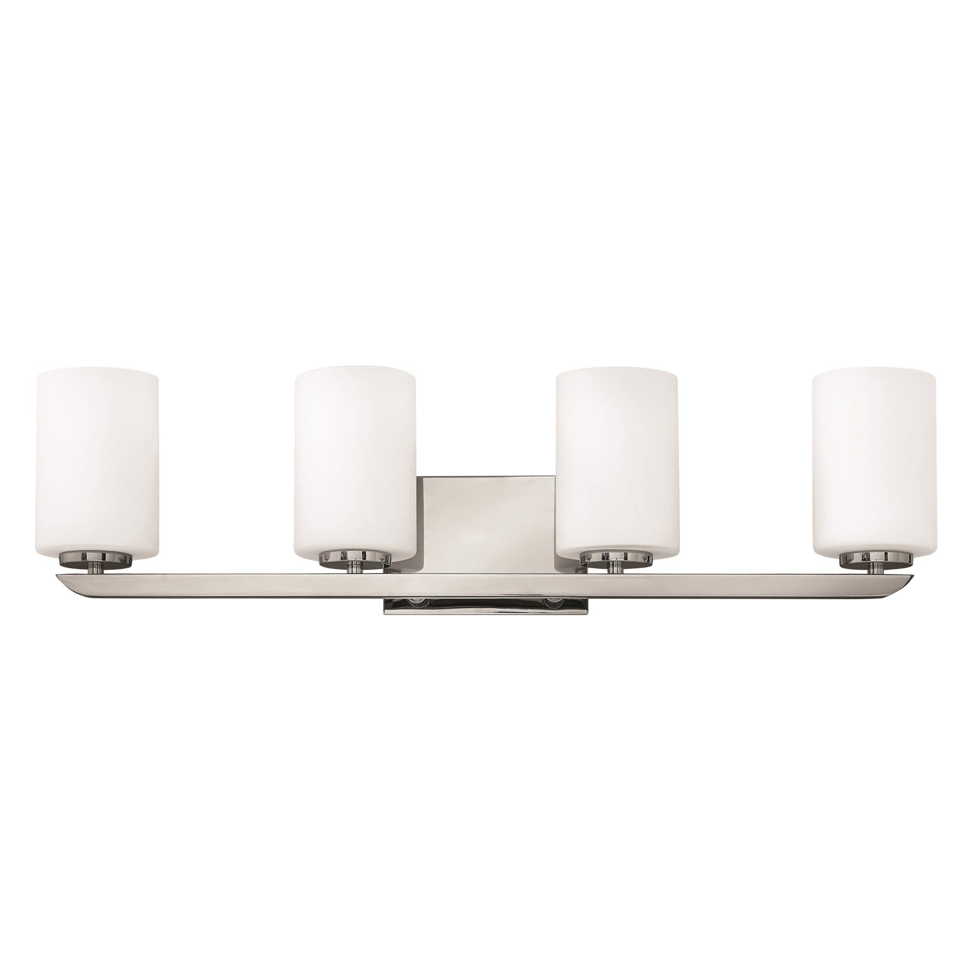 Shown in Polished Nickel finish and Etched Opal glass