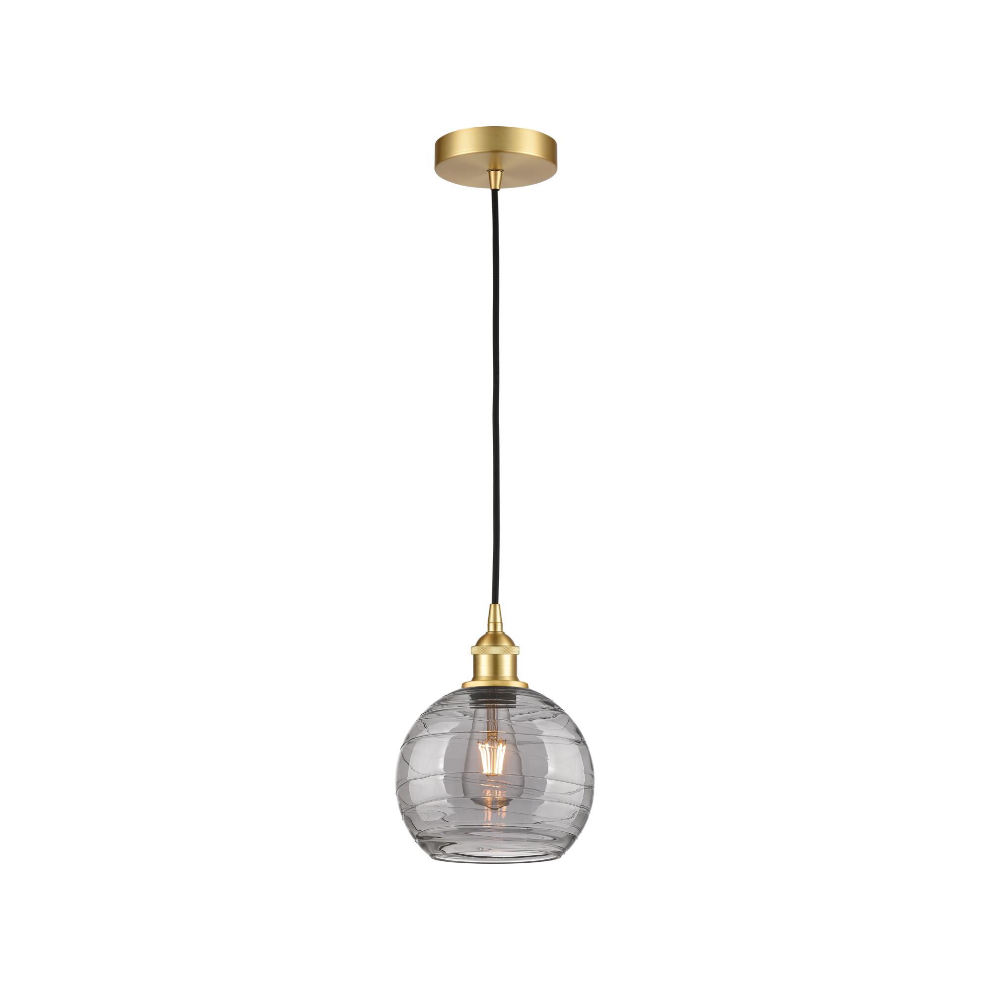 Bruno Marashlian Athens Deco Swirl 8 Inch Mini Pendant by Innovations Lighting