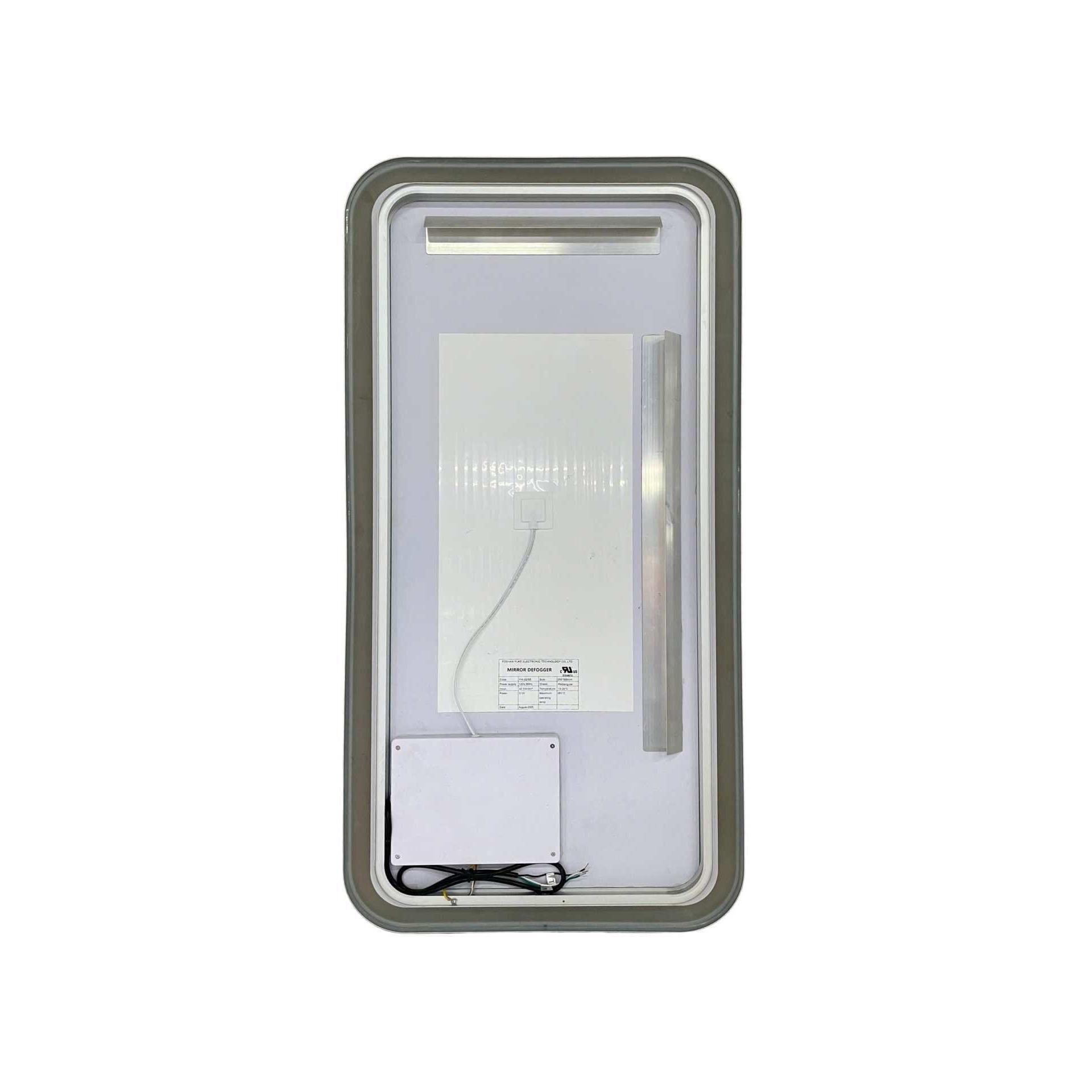 Harmoni 40 Inch Rectangular LED Lighted Mirror by Elegant Decor