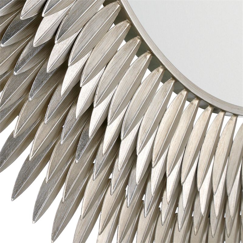 Broche Medium Decorative Mirror by Crystorama